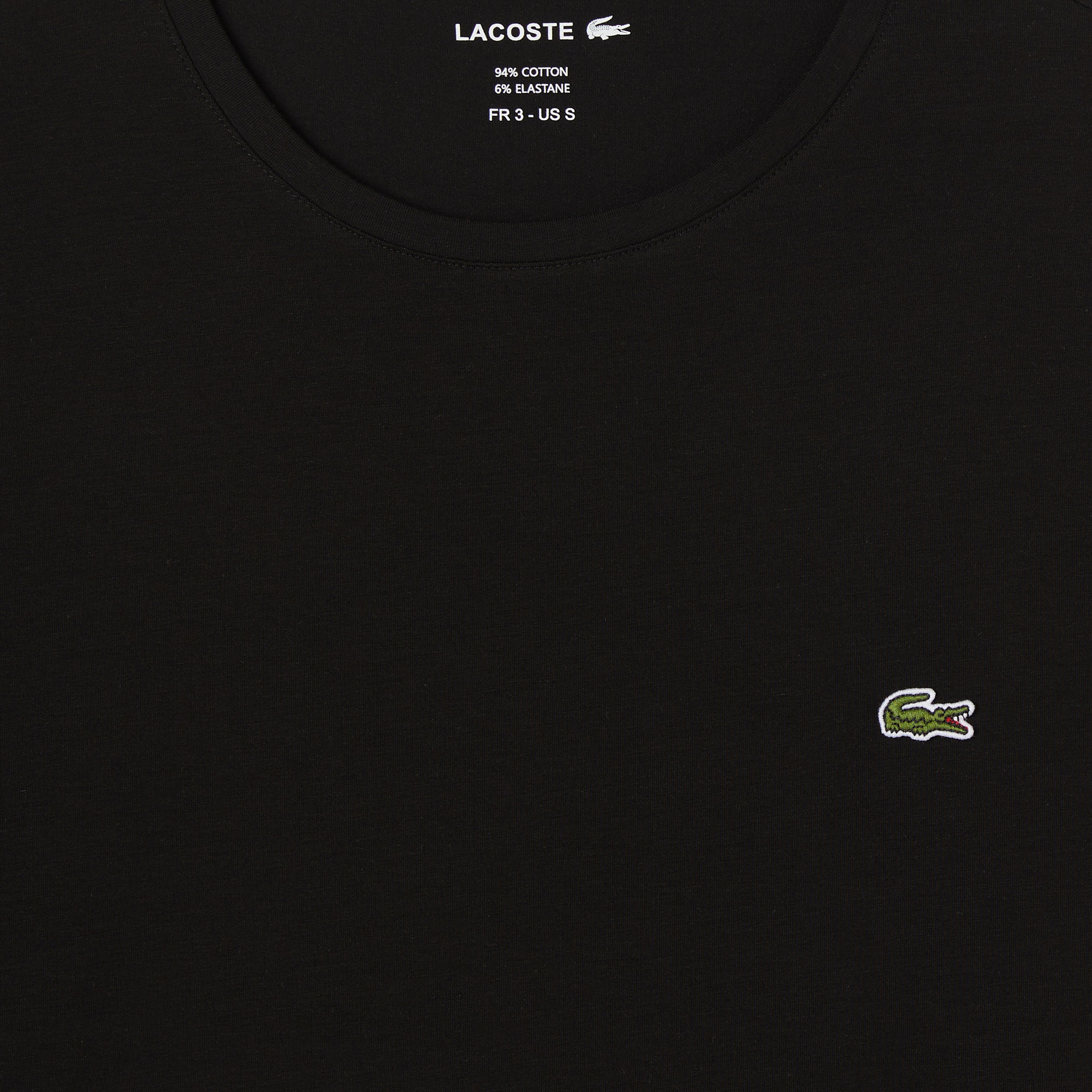 Erkek Slim Fit Bisiklet Yaka Siyah T-Shirt