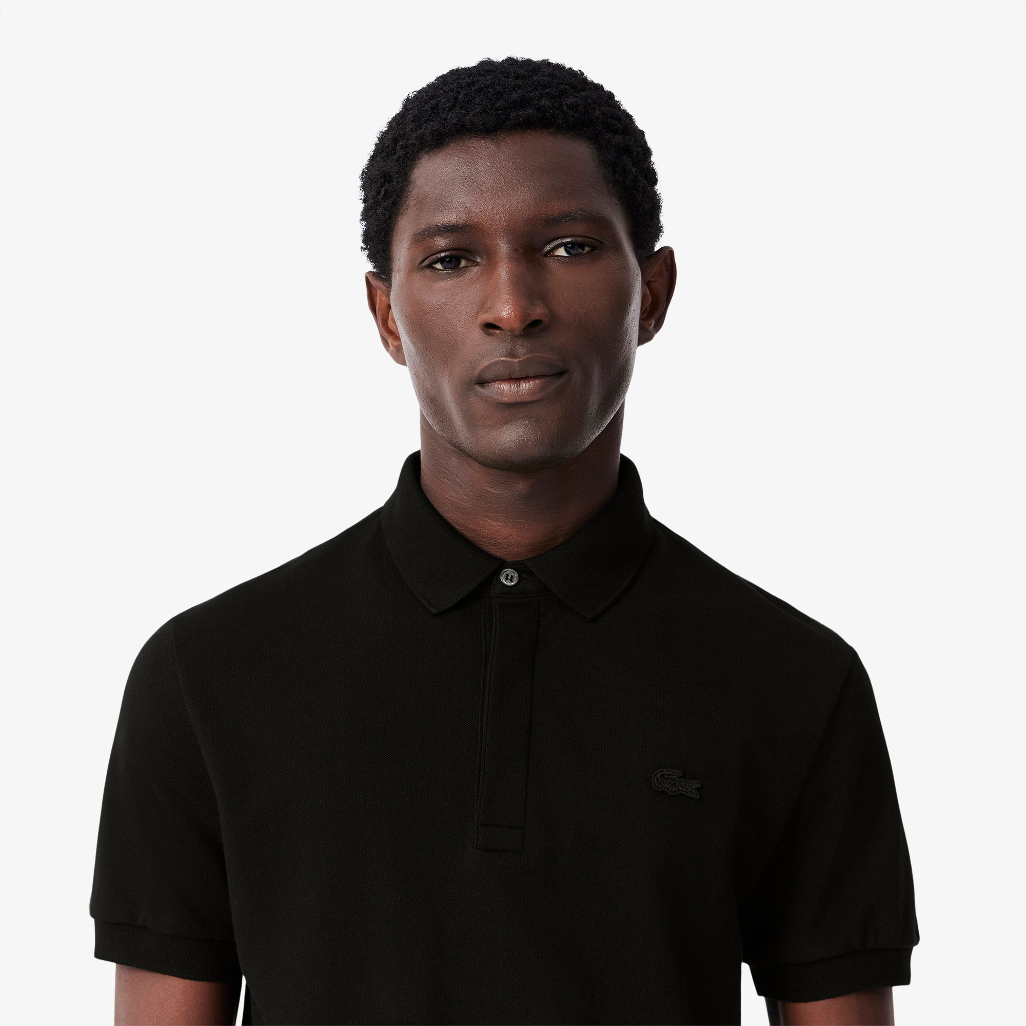 Lacoste Erkek Regular Fit Siyah Paris Polo görsel 2