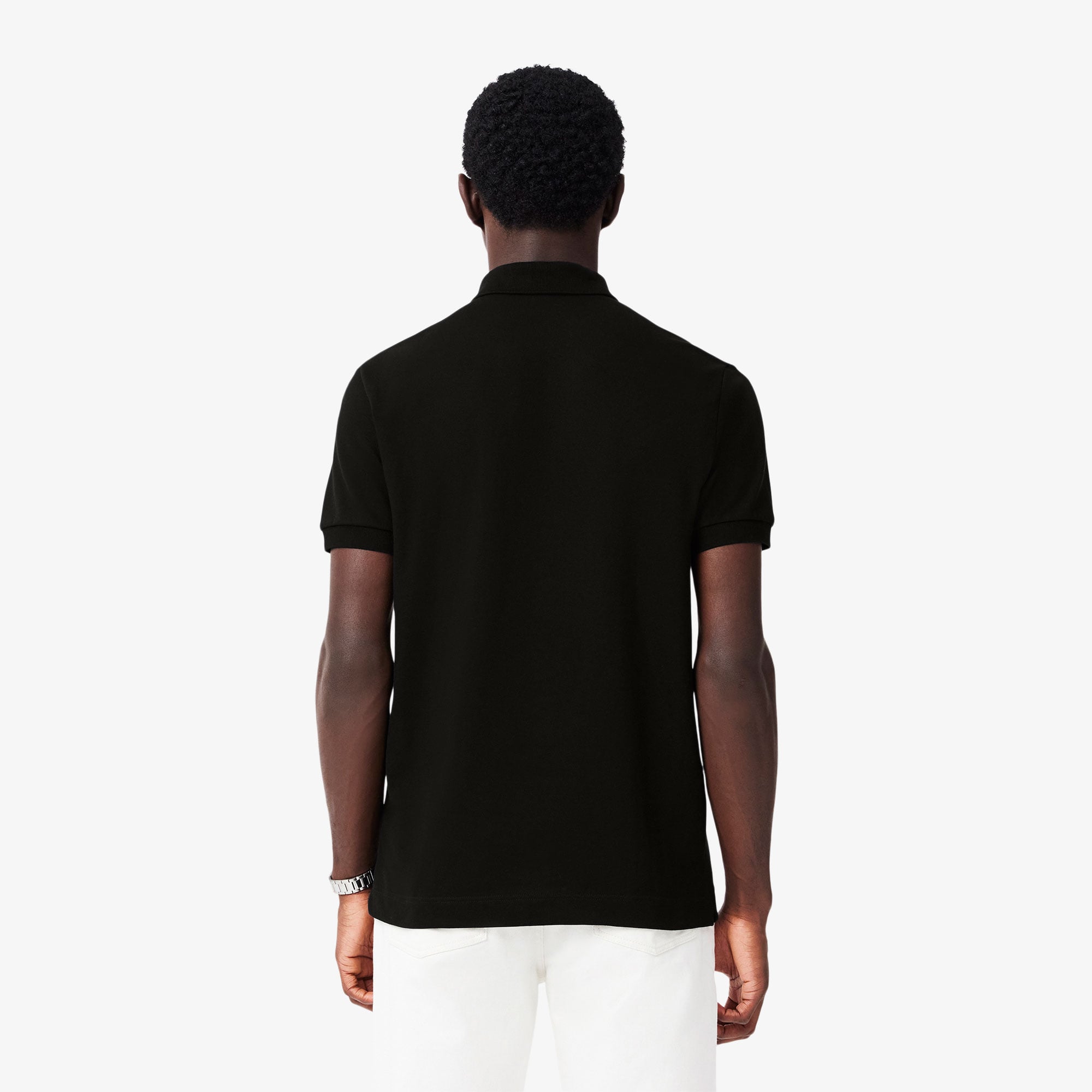 Lacoste Erkek Regular Fit Siyah Paris Polo görsel 3