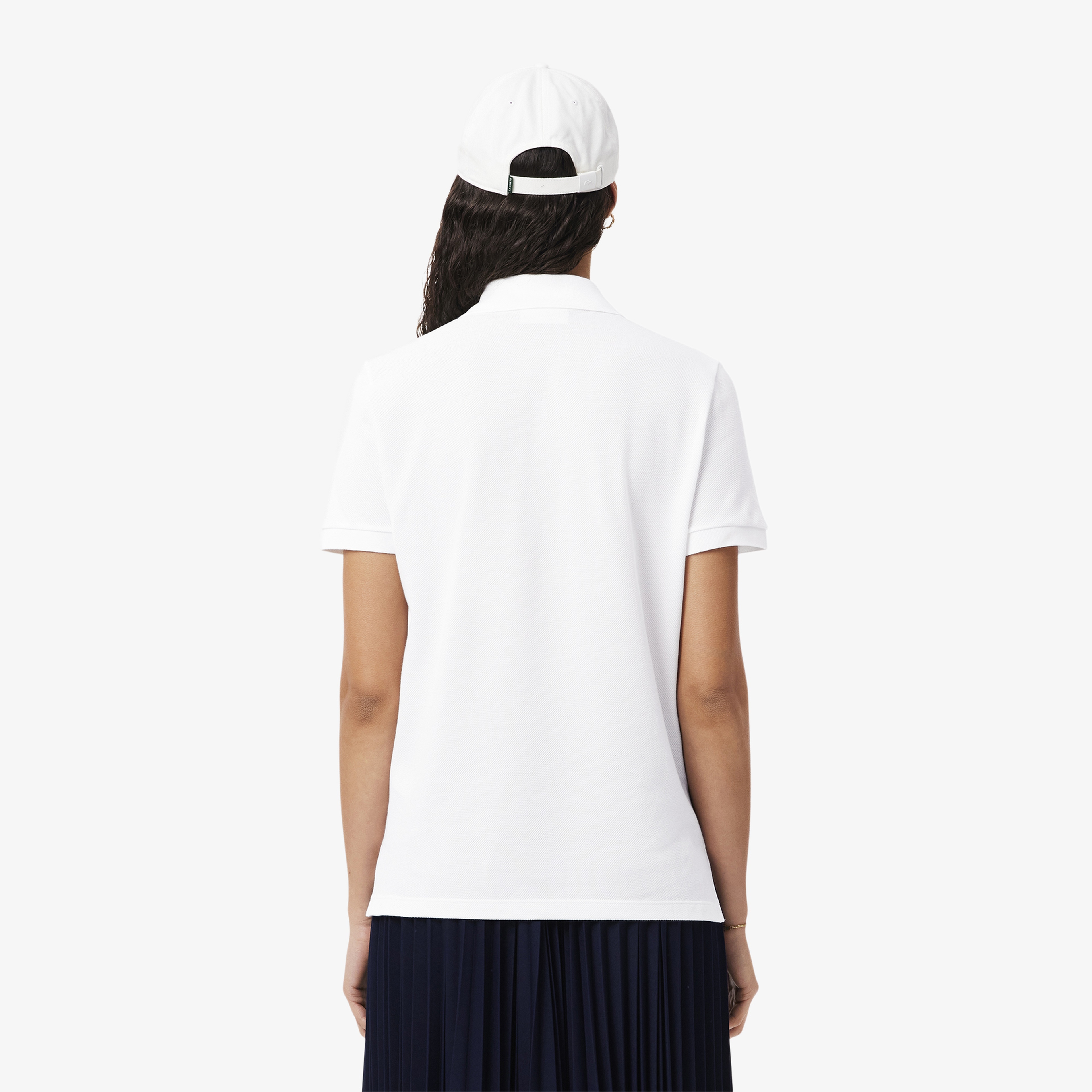 Kadın Regular Fit Beyaz Polo