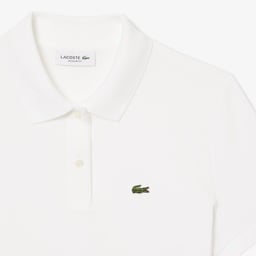Kadın Regular Fit Beyaz Polo Beyaz