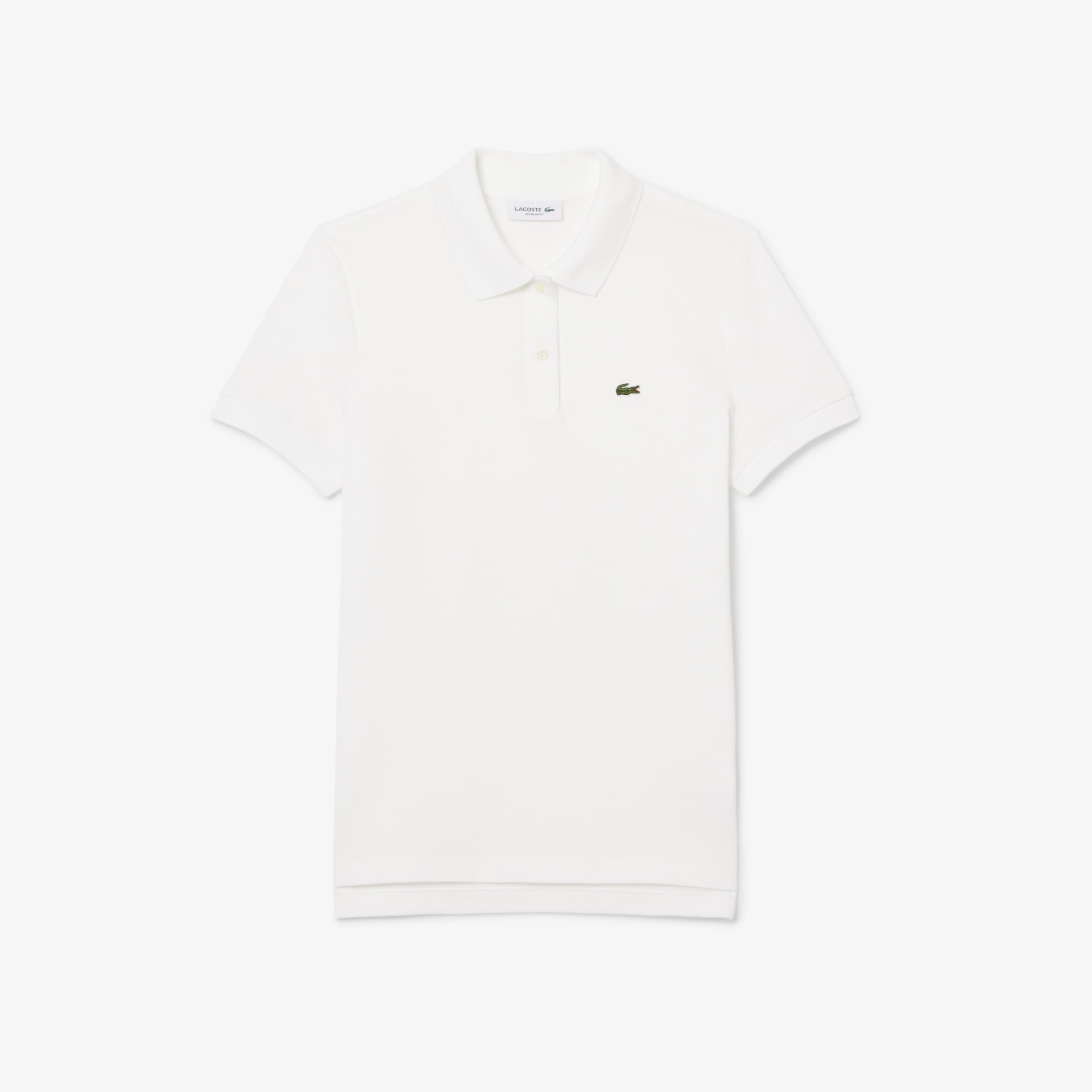 Lacoste Kadın Regular Fit Beyaz Polo görsel 3