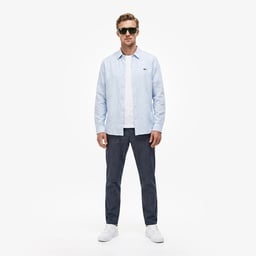 Erkek Slim Fit Mavi Chino Pantolon Mavi