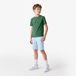 Çocuk Bisiklet Yaka Yeşil T-Shirt Yeşil