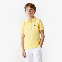 Çocuk Sarı Polo Krem
