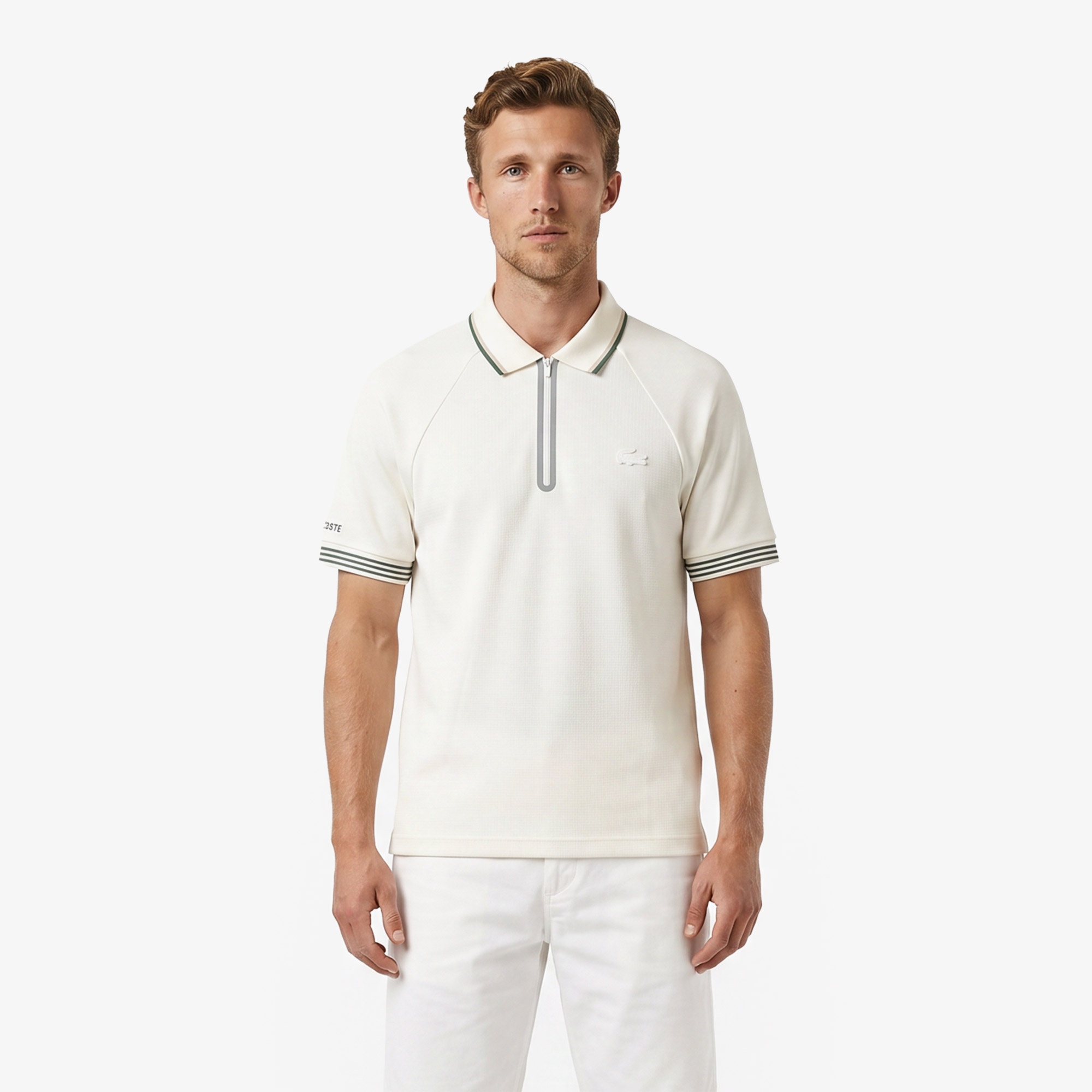 Erkek Regular Fit Krem Polo