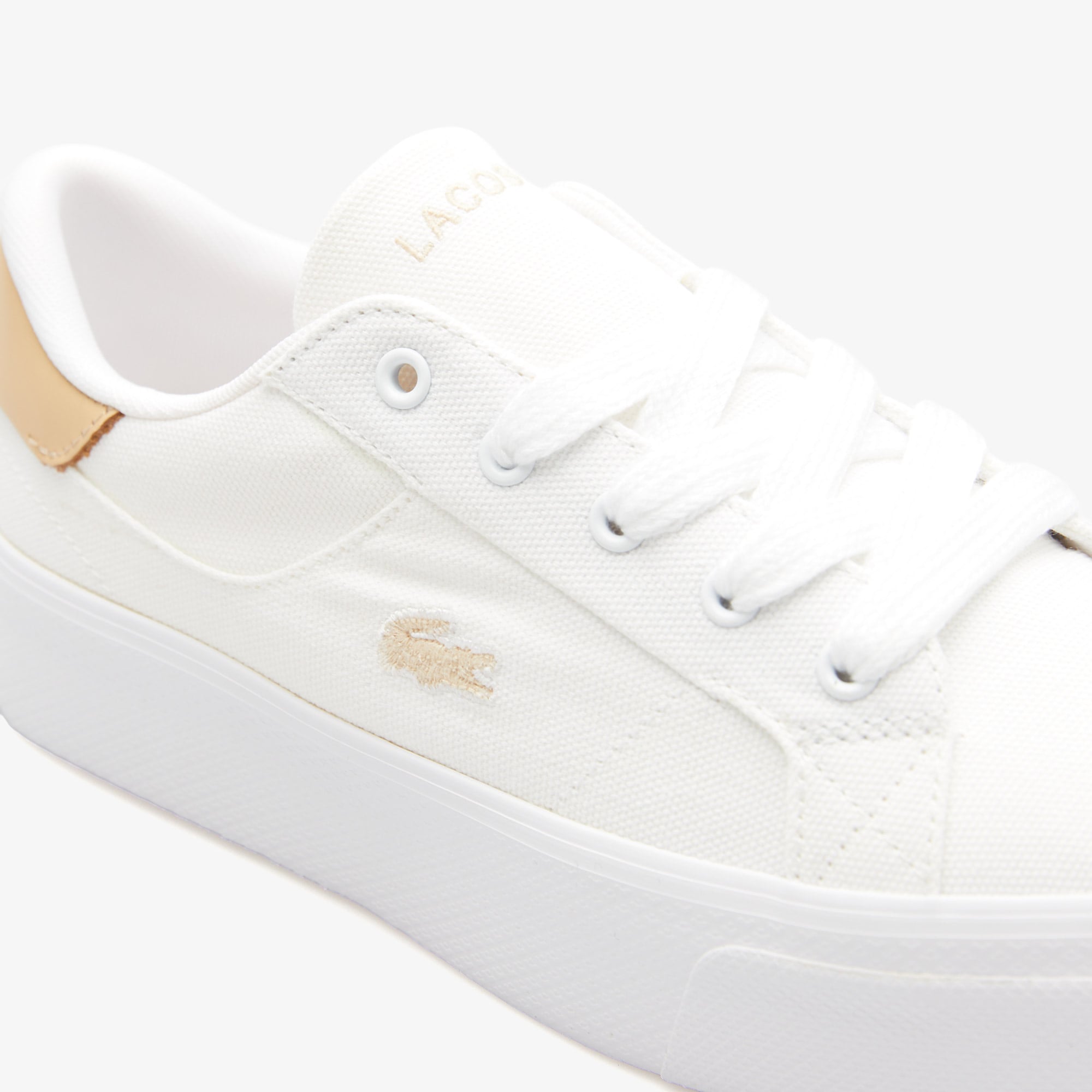 Lacoste Ziane Platform Kadın Beyaz Sneaker görsel 5