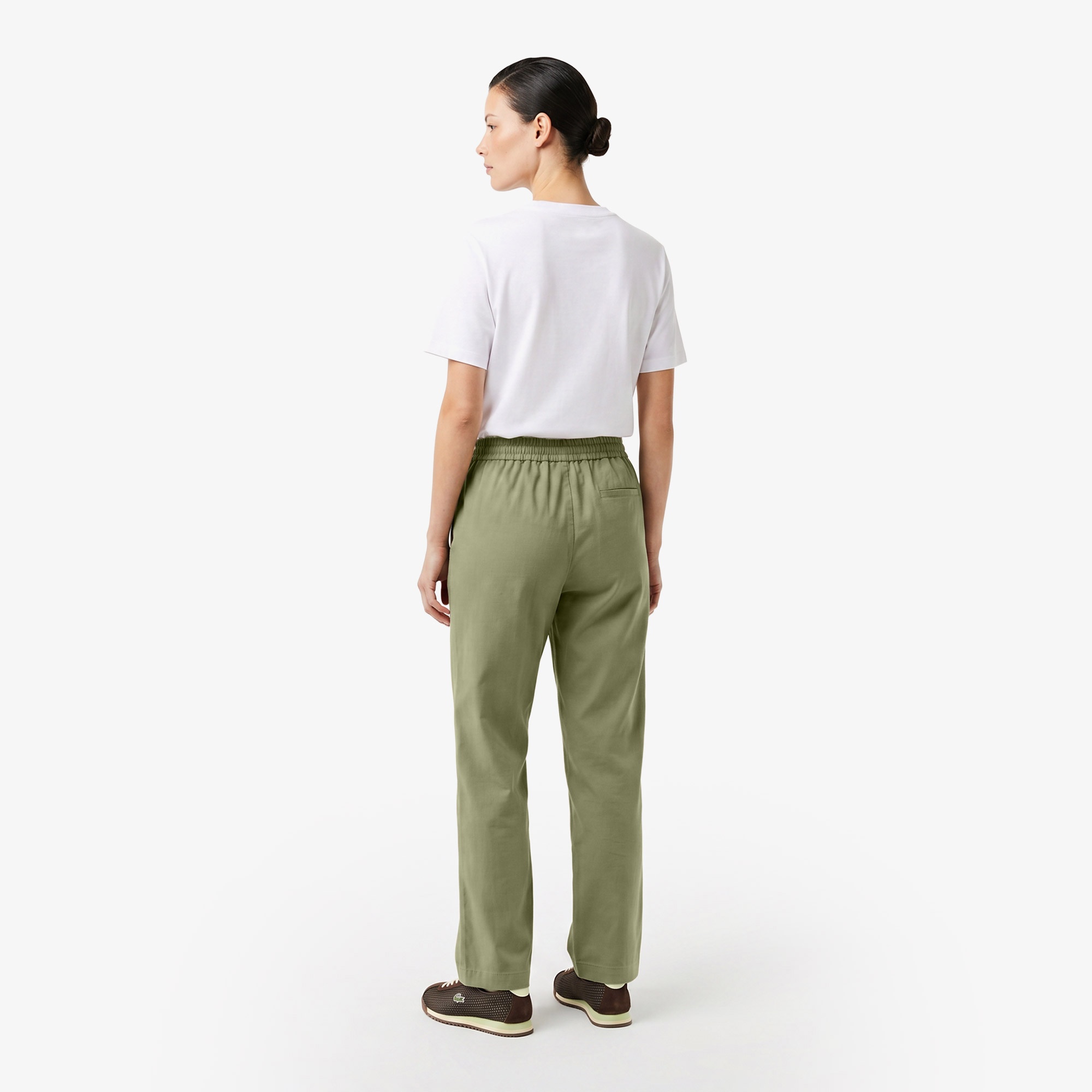 Kadın Relaxed Fit Haki Pantolon