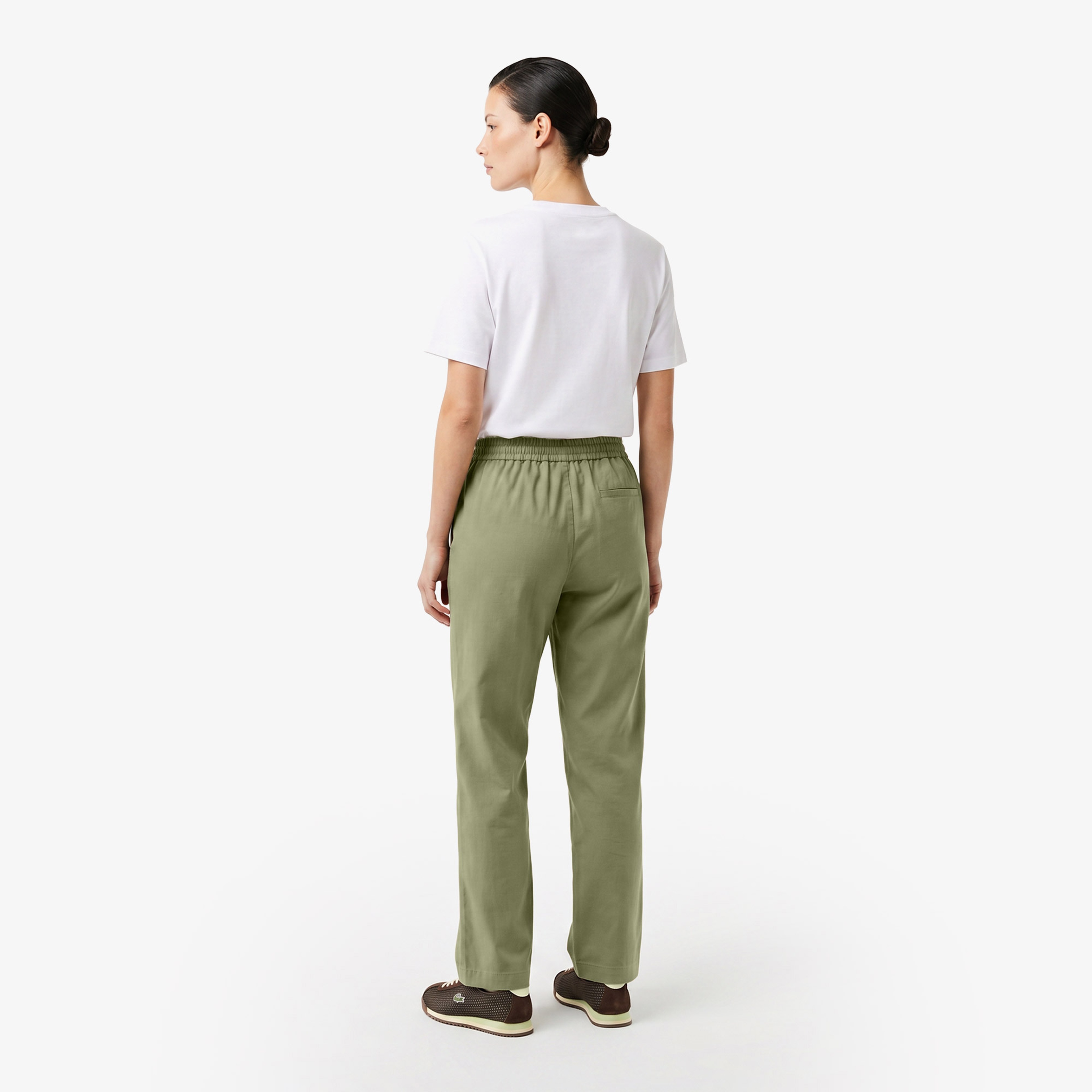 Kadın Relaxed Fit Haki Pantolon
