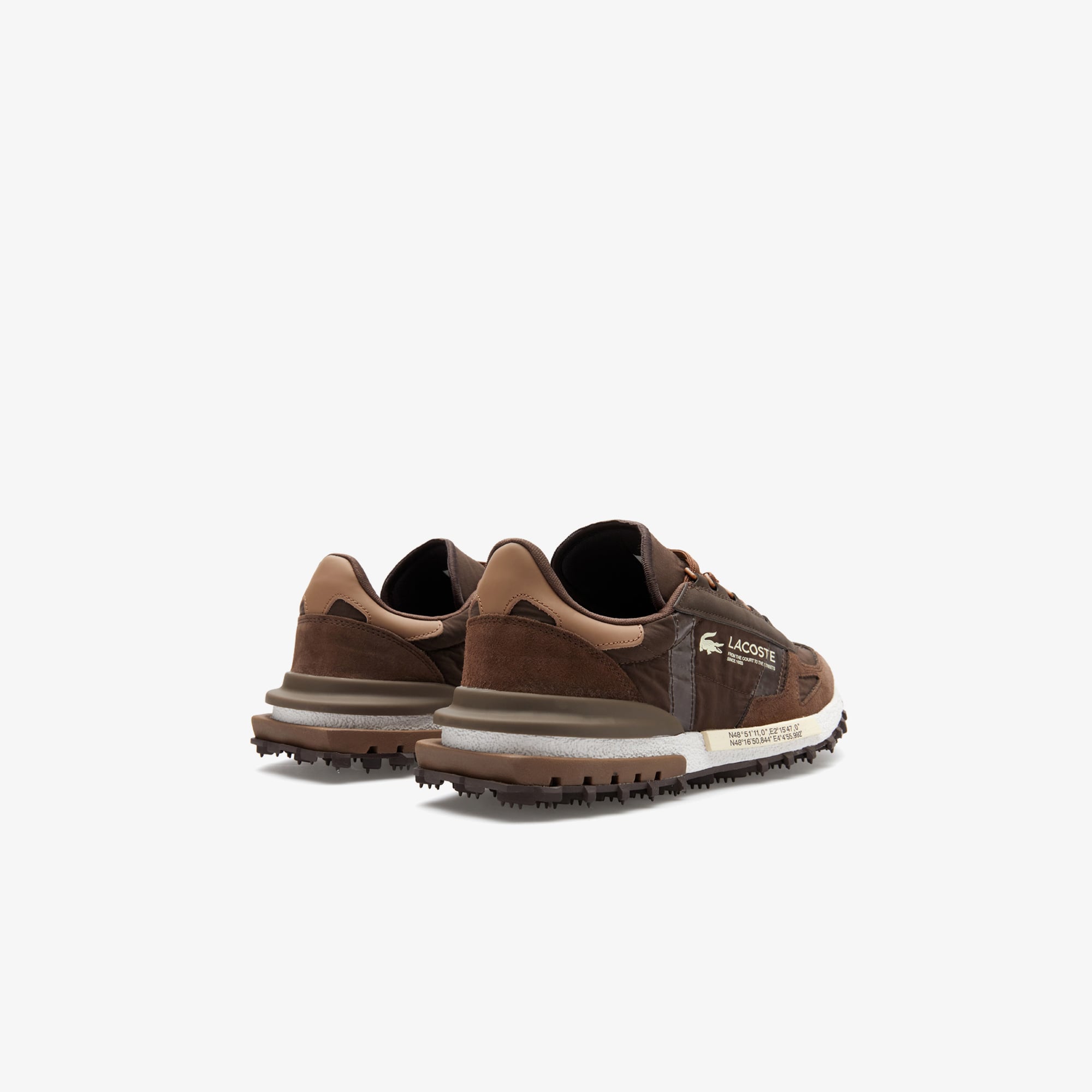 Lacoste Elite Active Erkek Kahverengi Sneaker görsel 3