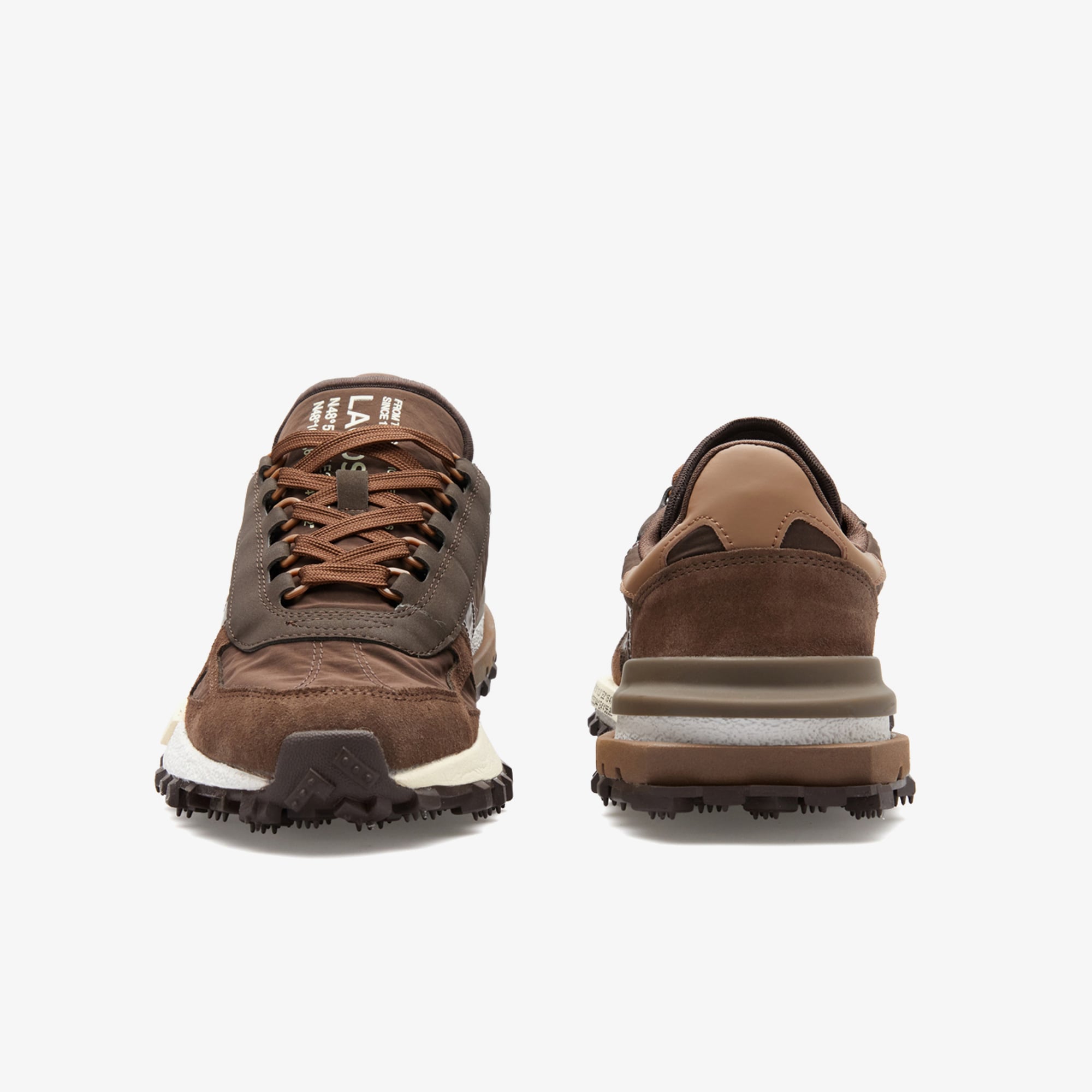 Lacoste Elite Active Erkek Kahverengi Sneaker görsel 4