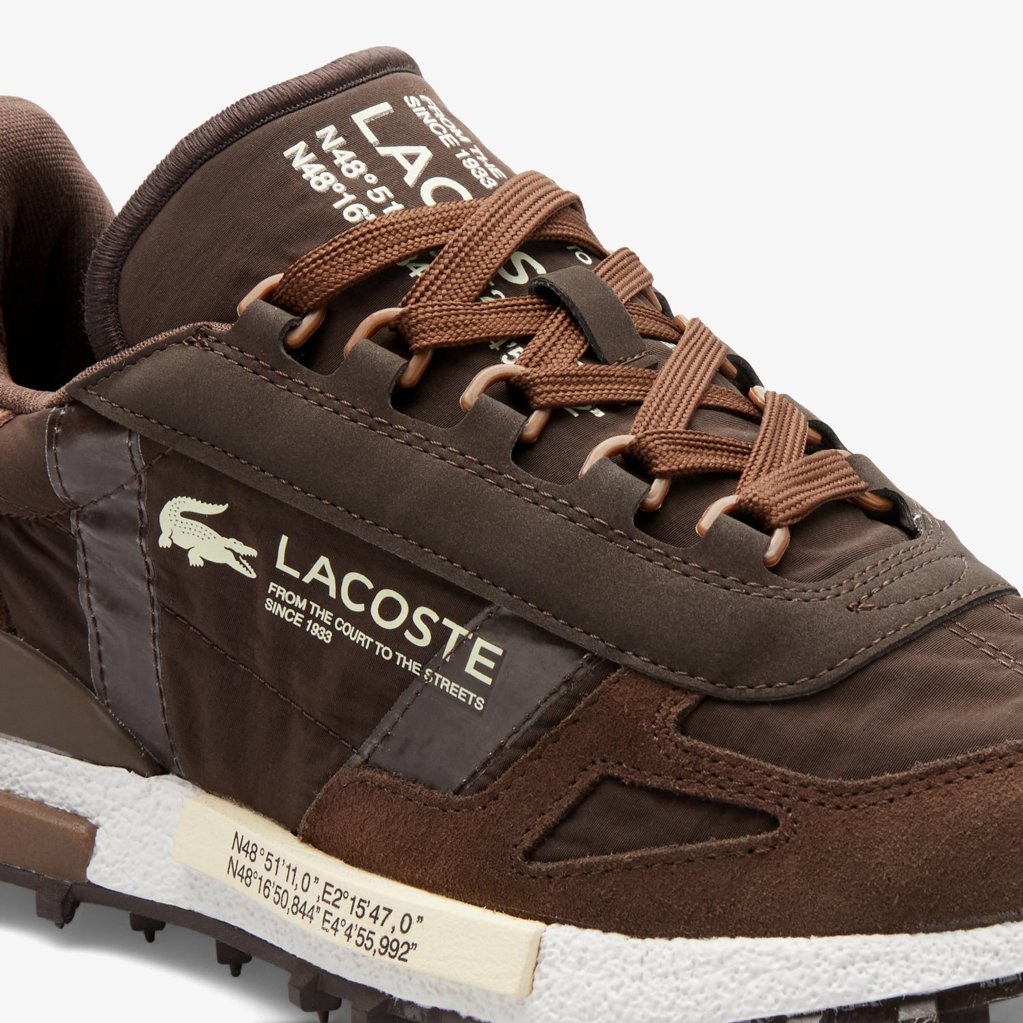 Lacoste Elite Active Erkek Kahverengi Sneaker görsel 6
