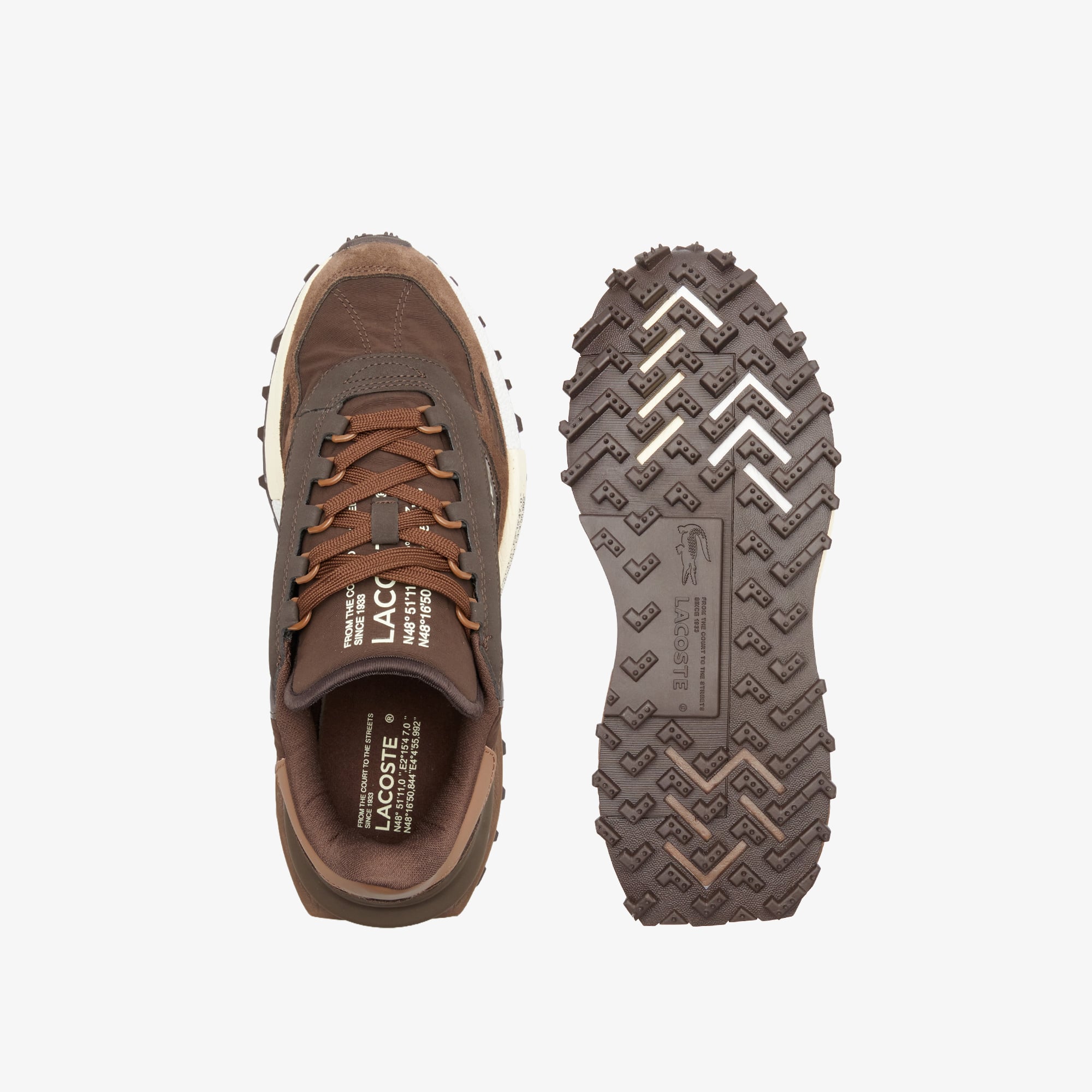 Lacoste Elite Active Erkek Kahverengi Sneaker görsel 5