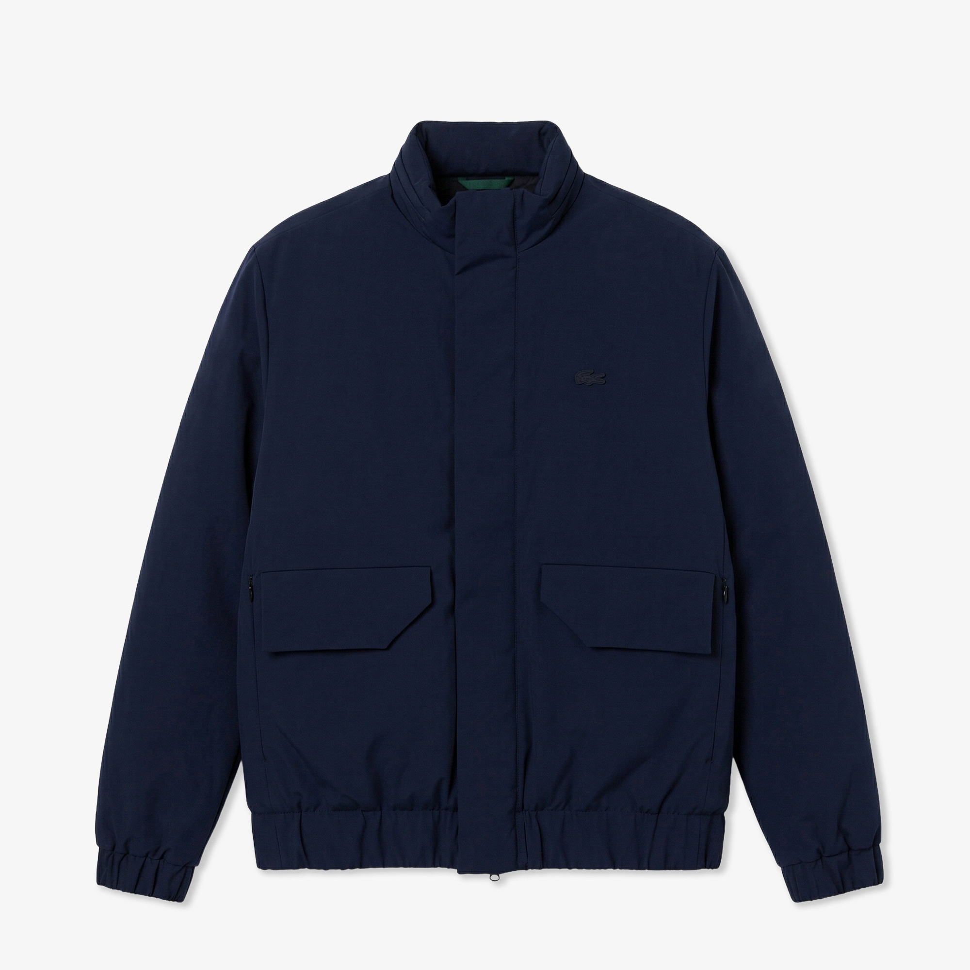 Lacoste Erkek Relaxed Fit Dik Yaka Lacivert Mont görsel 3