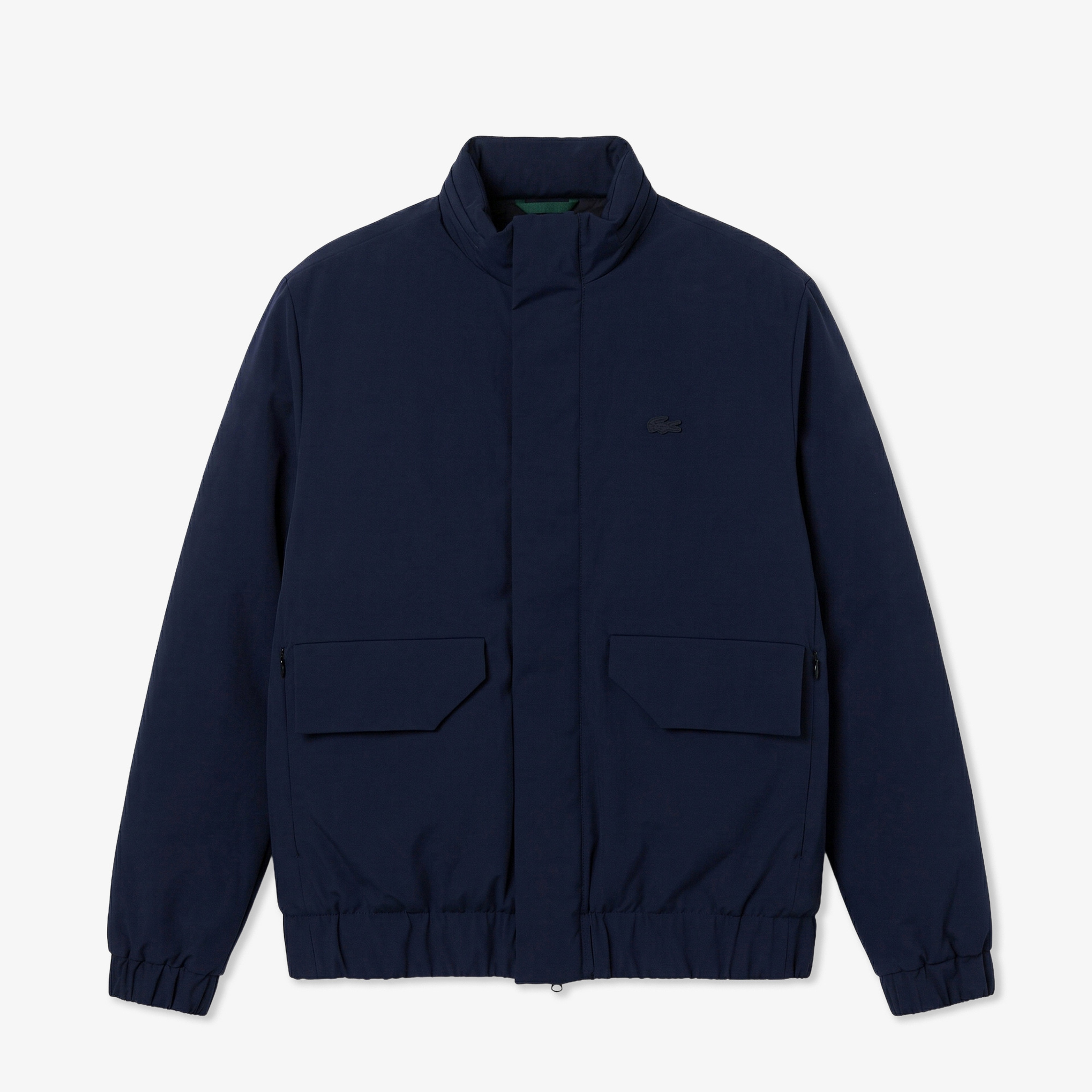 Erkek Relaxed Fit Dik Yaka Lacivert Mont