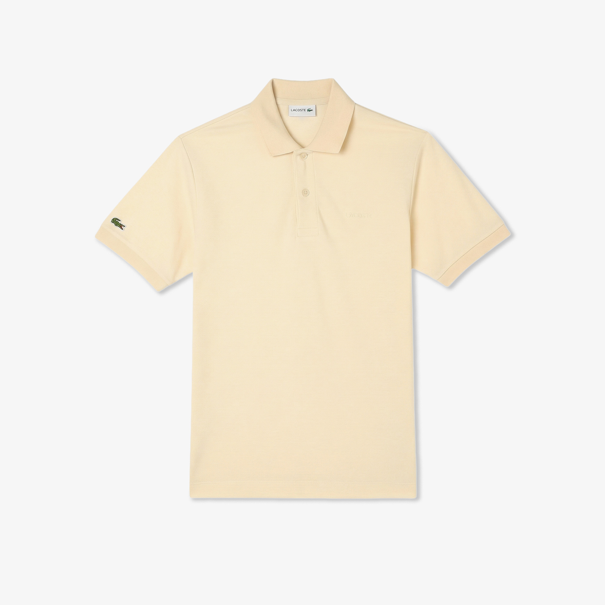Lacoste Erkek Relaxed Fit Krem Polo görsel 3