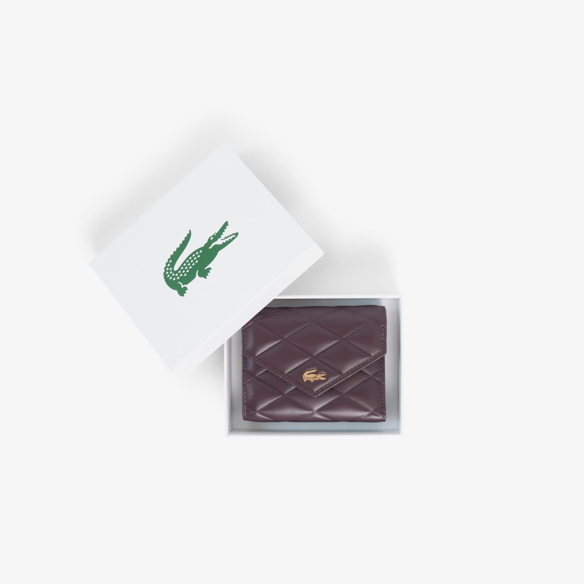Lacoste Kadın Deri Bordo Kartlık görsel 5