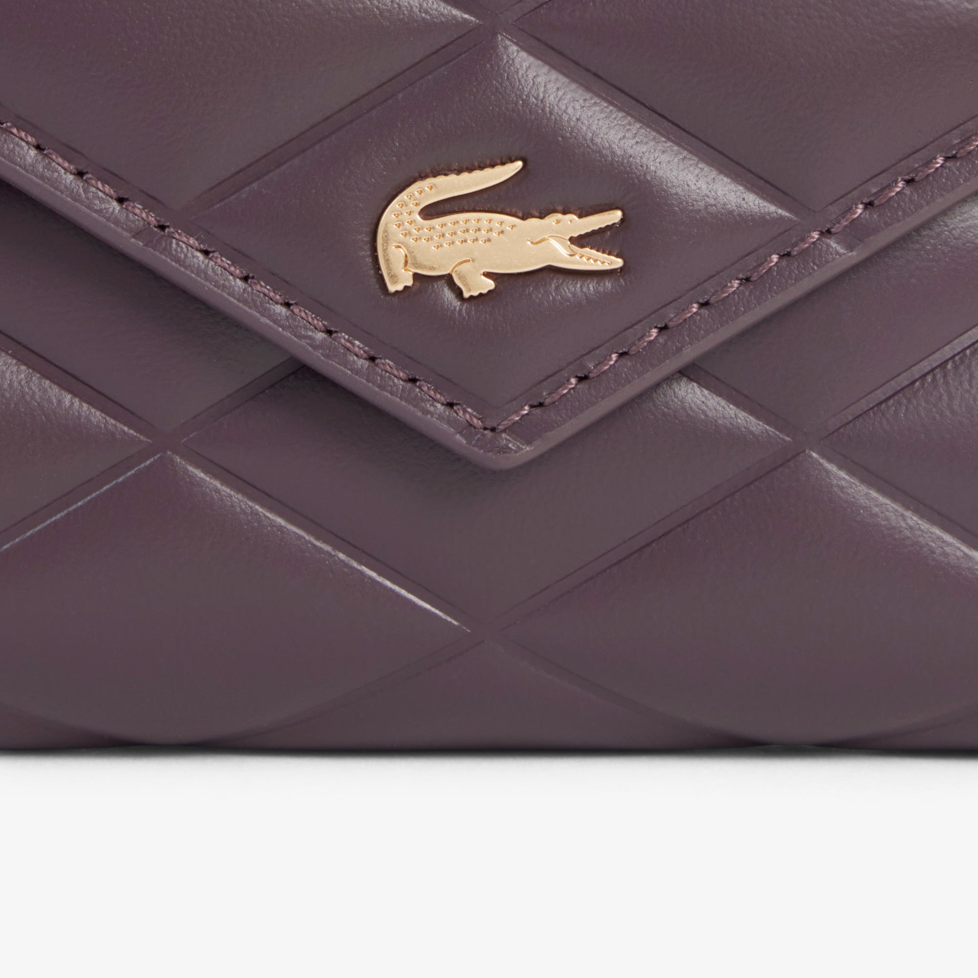 Lacoste Kadın Deri Bordo Kartlık görsel 4