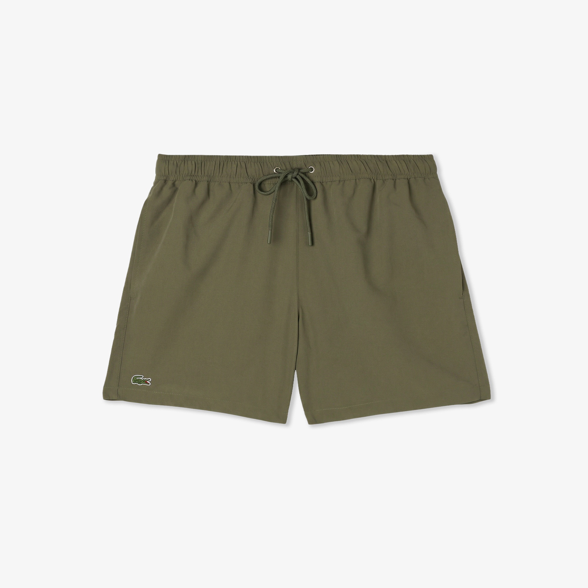 Erkek Regular Fit Haki Deniz Şortu