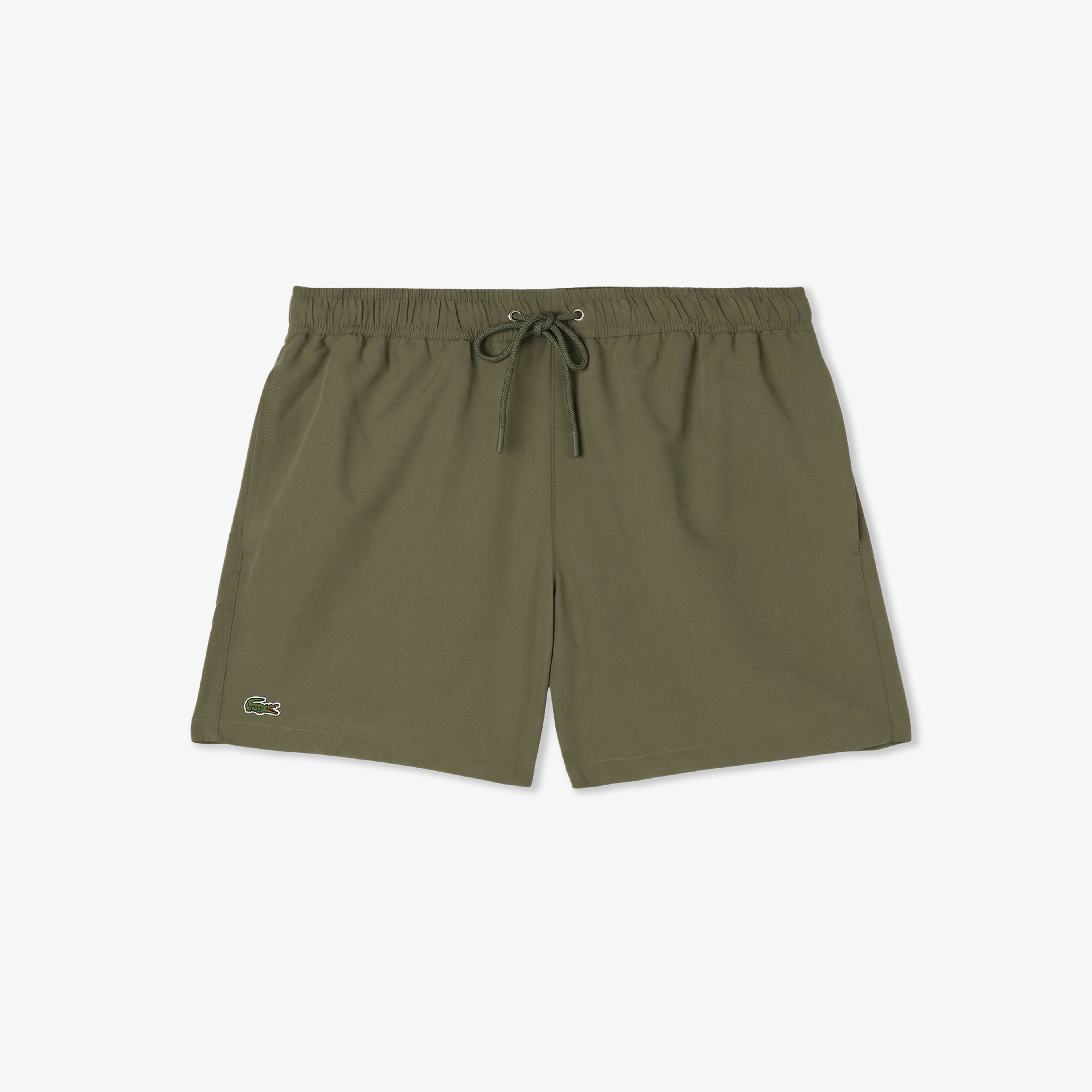 Erkek Regular Fit Haki Deniz Şortu