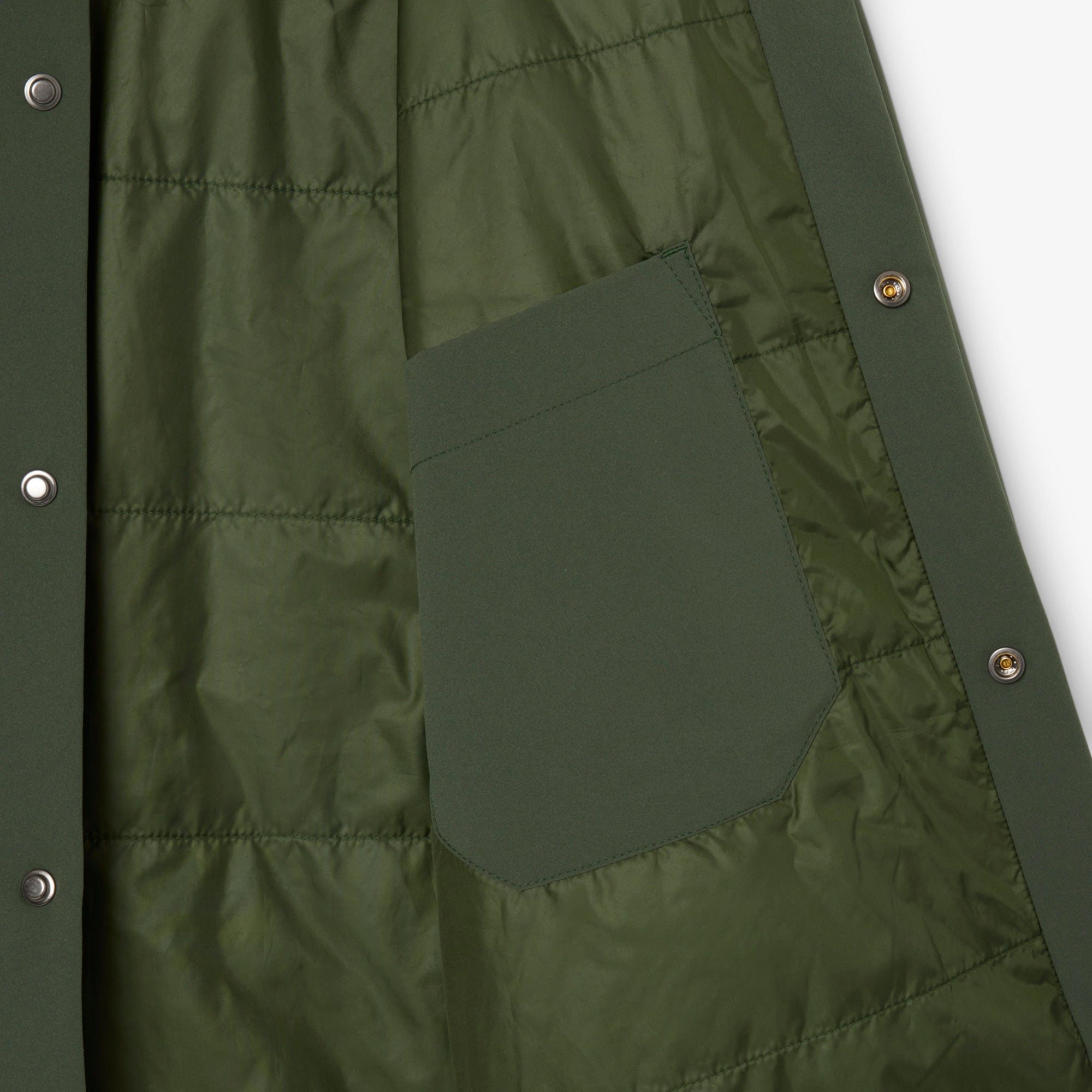 Lacoste Erkek Oversize Fit Haki Dış Gömlek görsel 7