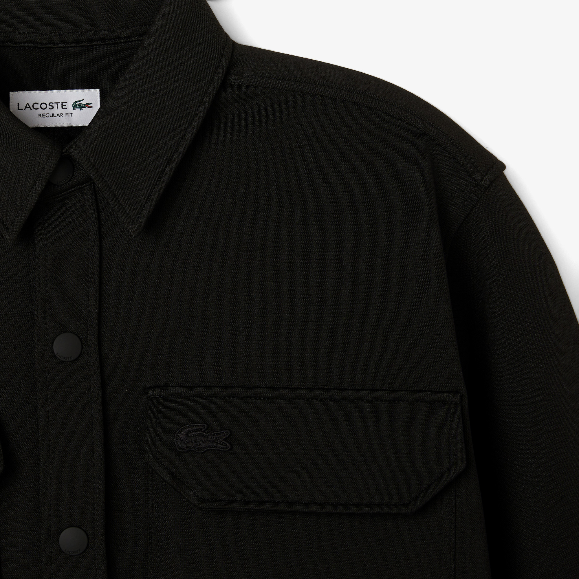 Lacoste Erkek Regular Fit Siyah Gömlek görsel 4