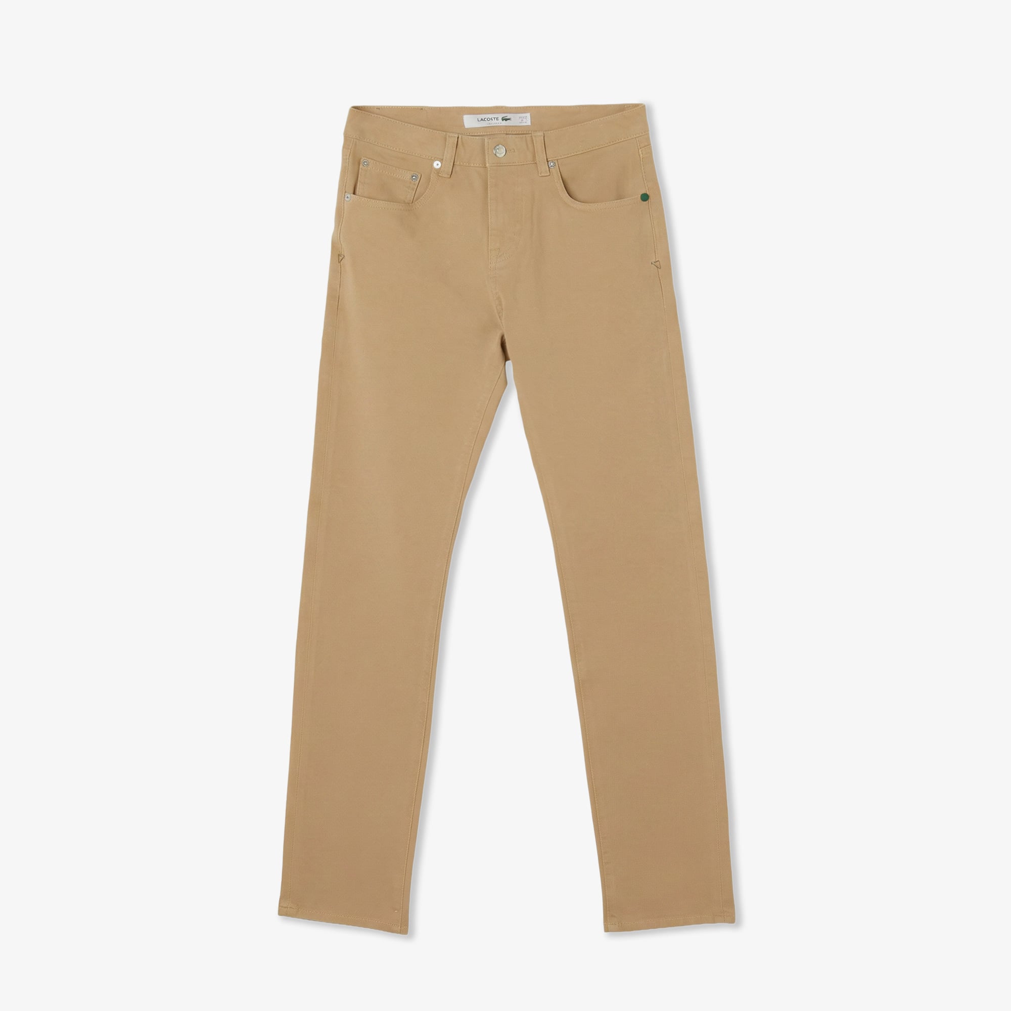 Lacoste Erkek Slim Fit Bej Jean Pantolon görsel 3