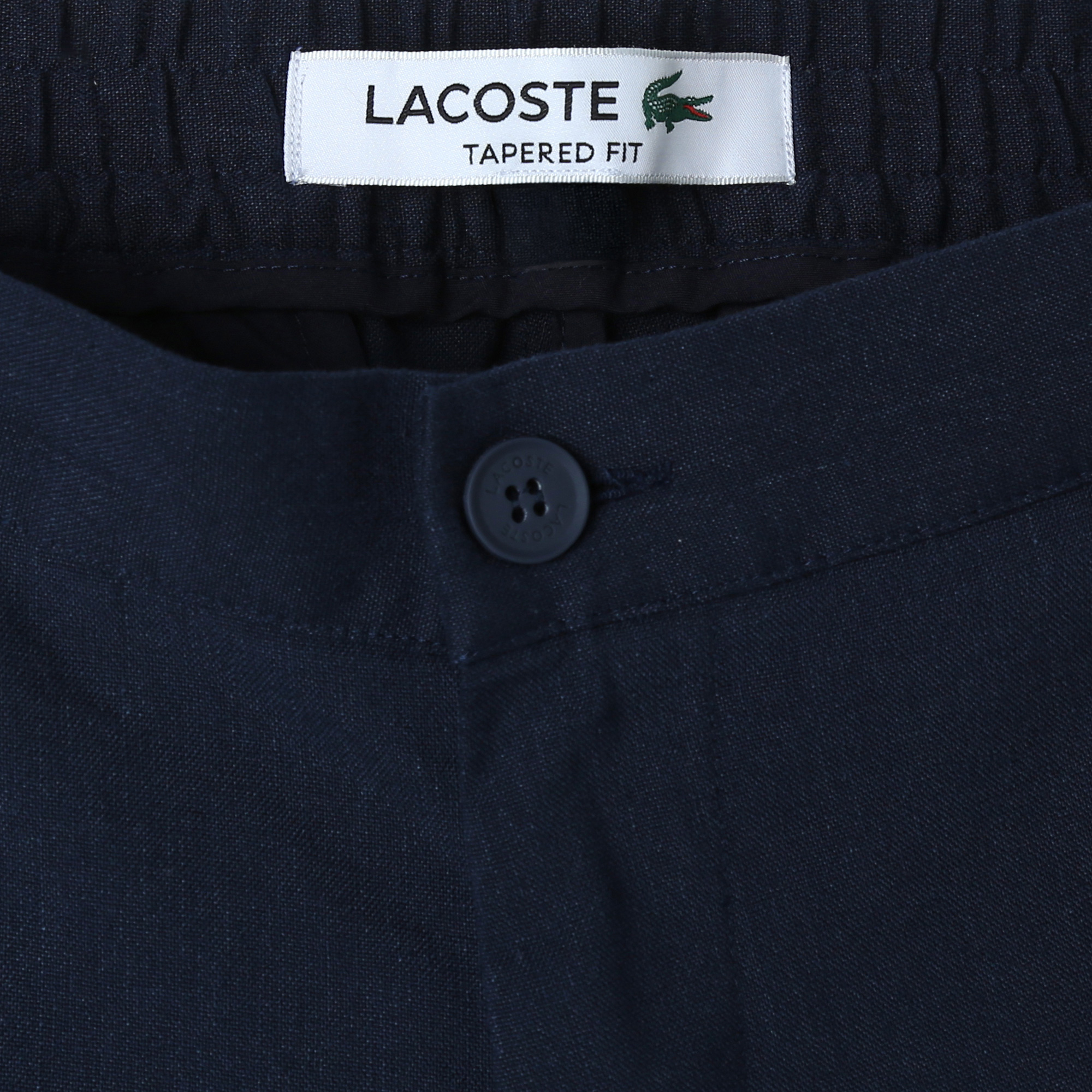 Lacoste Erkek Tapered Fit Lacivert Chino Pantolon görsel 4