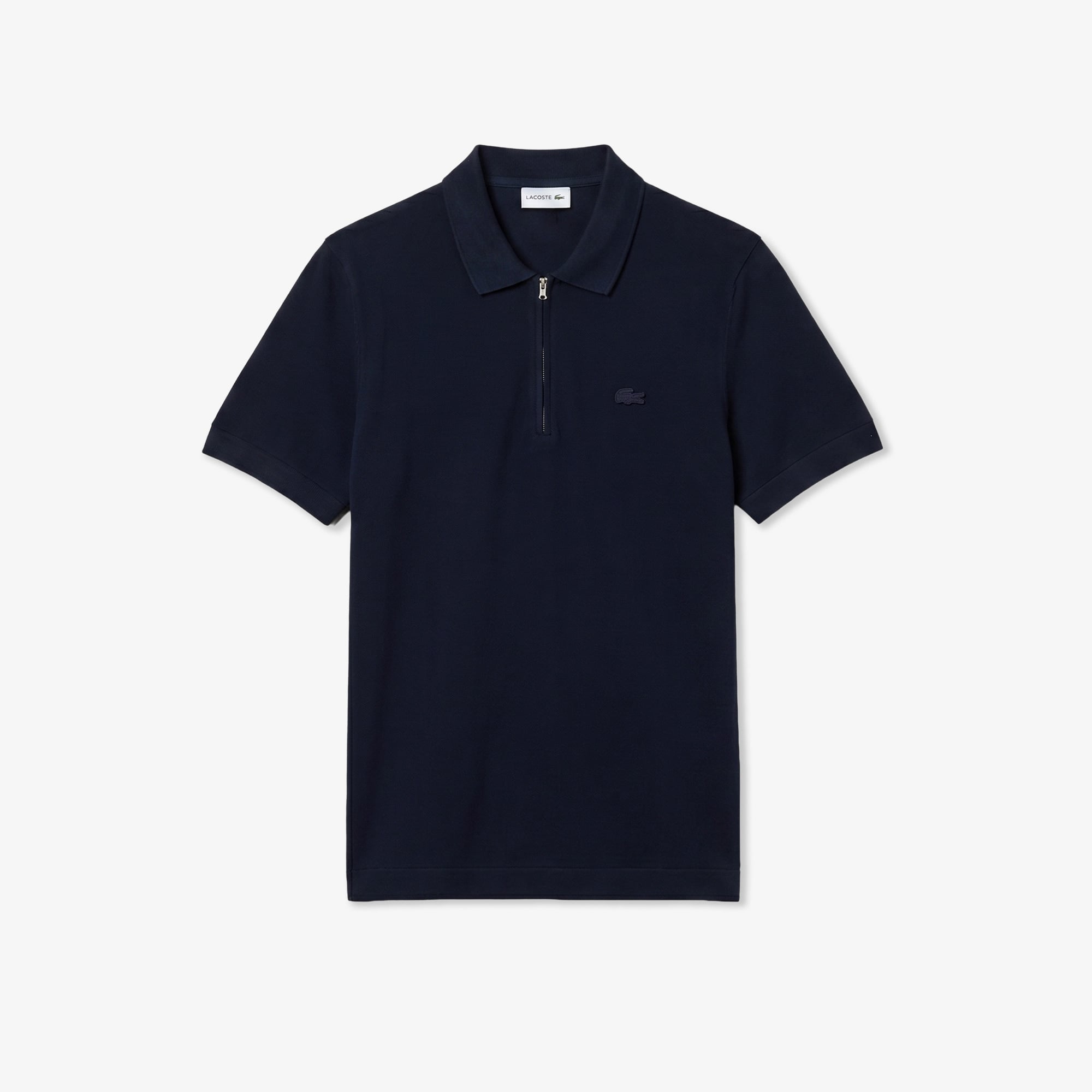 Lacoste Erkek Classic Fit Kısa Kollu Polo Yaka Lacivert Triko görsel 3