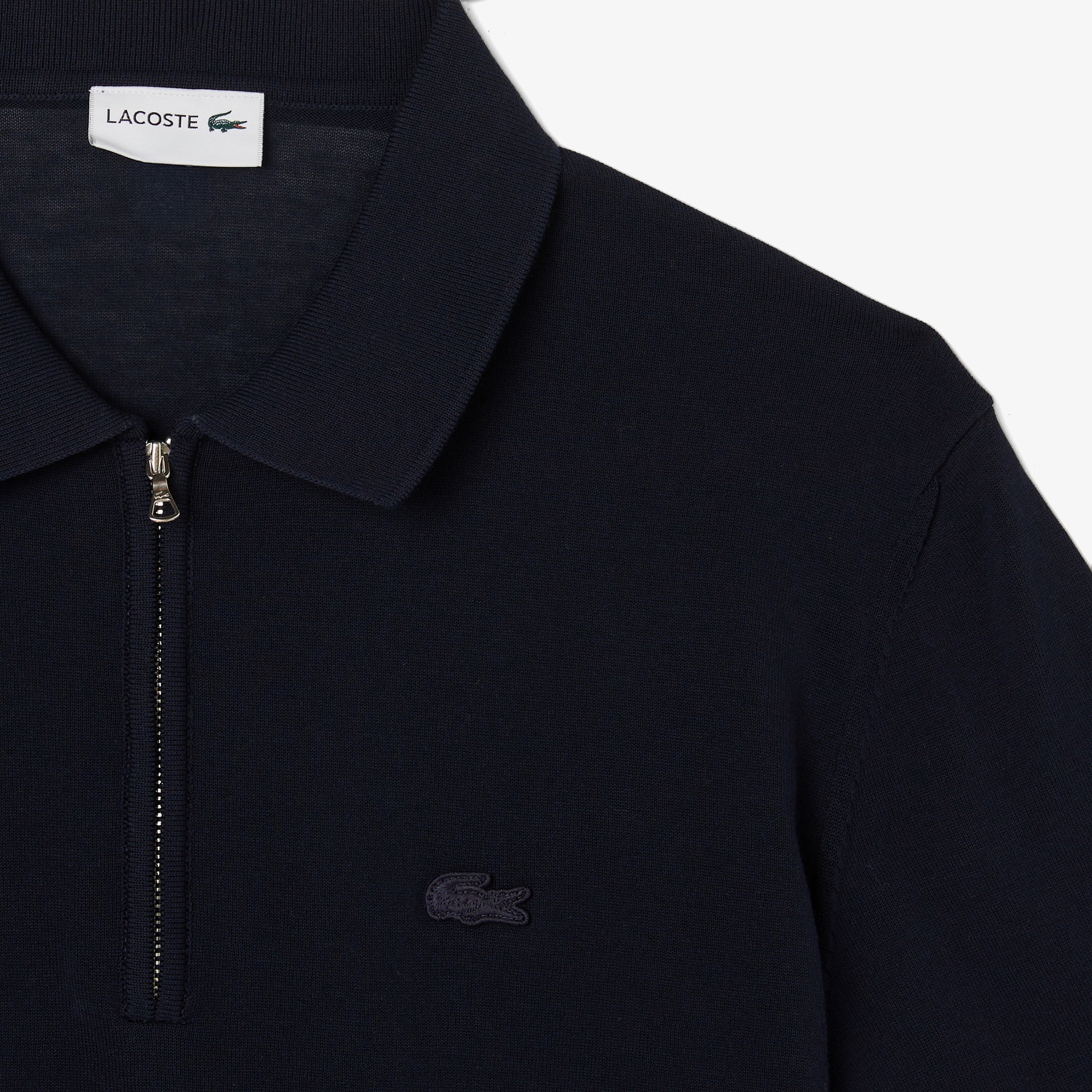 Erkek Classic Fit Kısa Kollu Polo Yaka Lacivert Triko