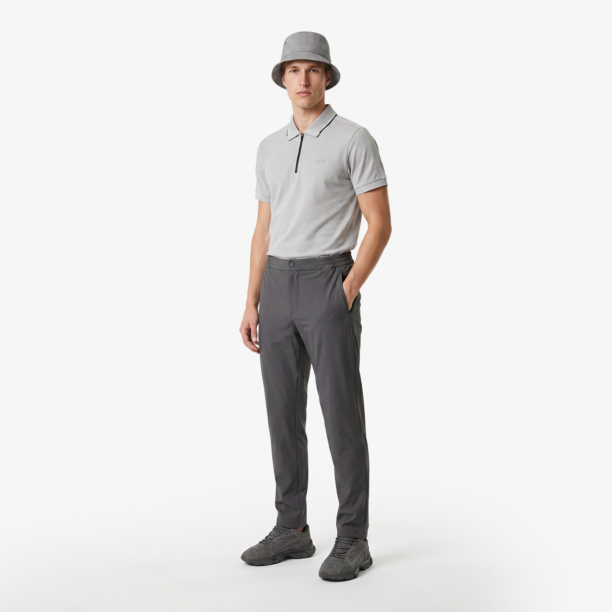 Erkek Slim Fit Koyu Gri Pantolon