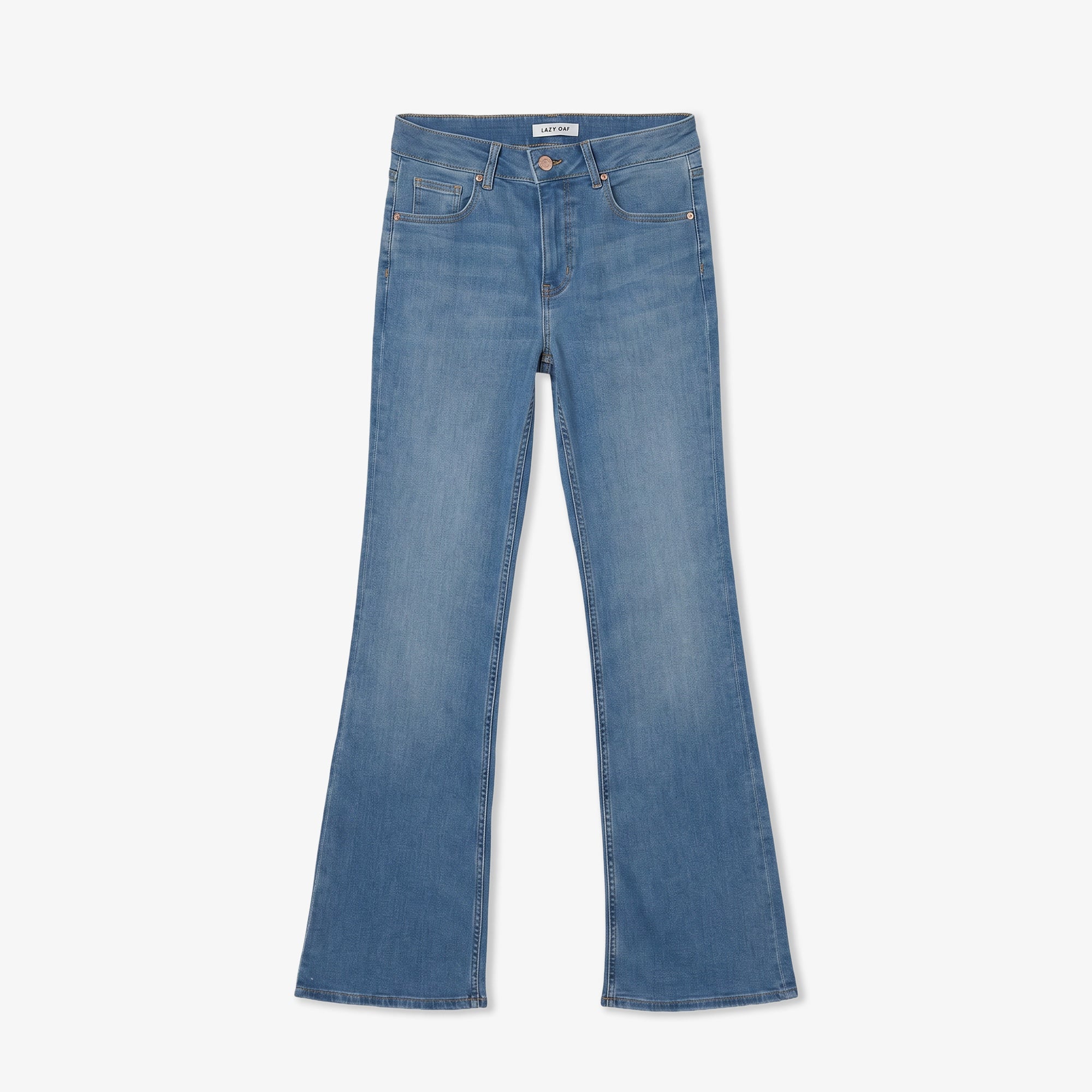 Kadın Slim Fit Mavi Jean Pantolon