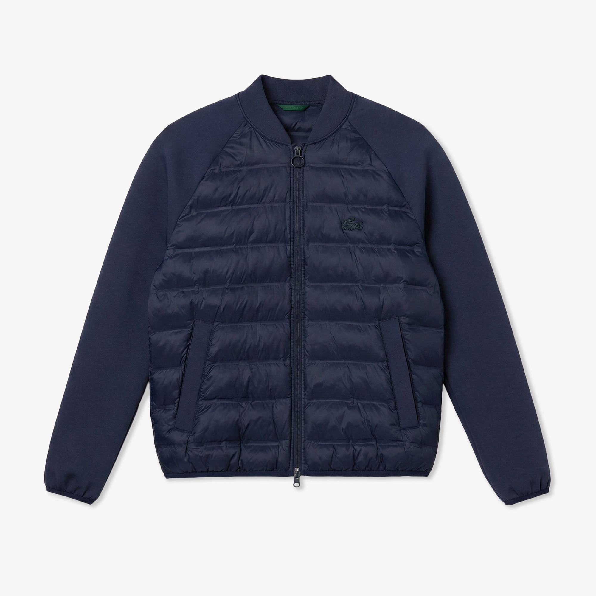 Lacoste Kadın Regular Fit Dik Yaka Renk Bloklu Lacivert Mont görsel 3