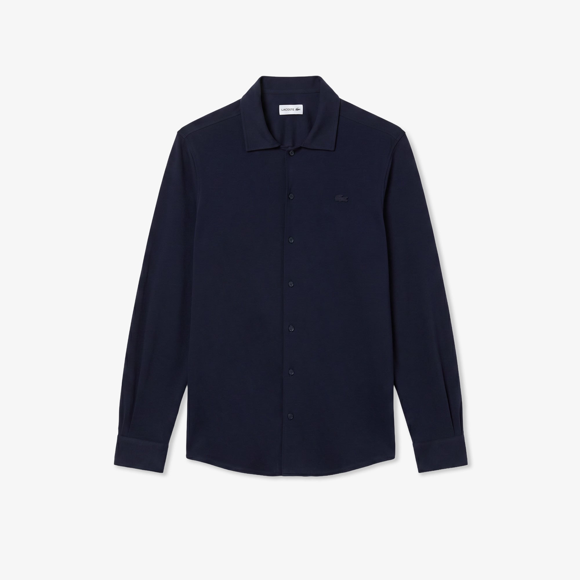 Lacoste Erkek Slim Fit Lacivert Gömlek görsel 3