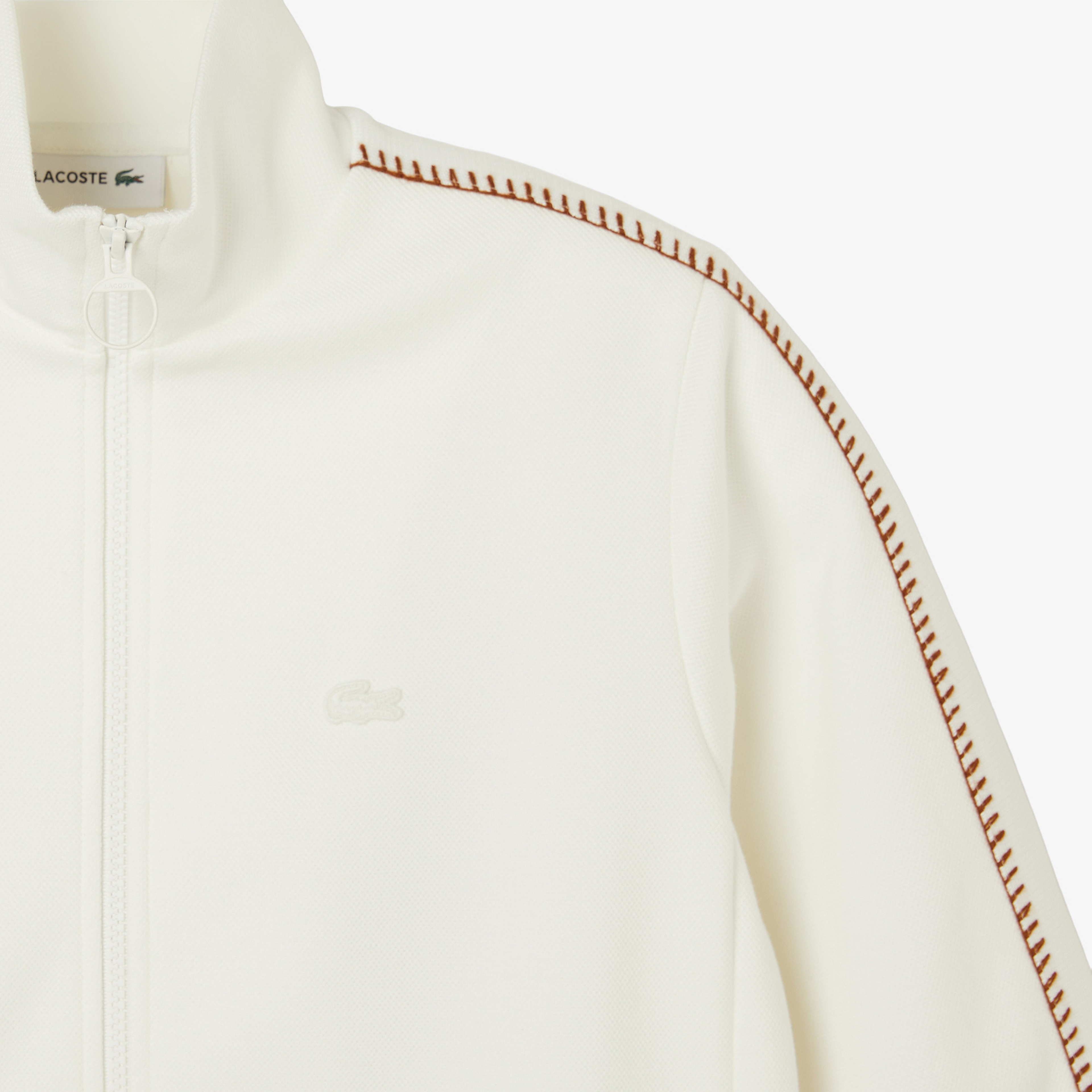 Kadın Regular Fit Dik Yaka Krem Sweatshirt
