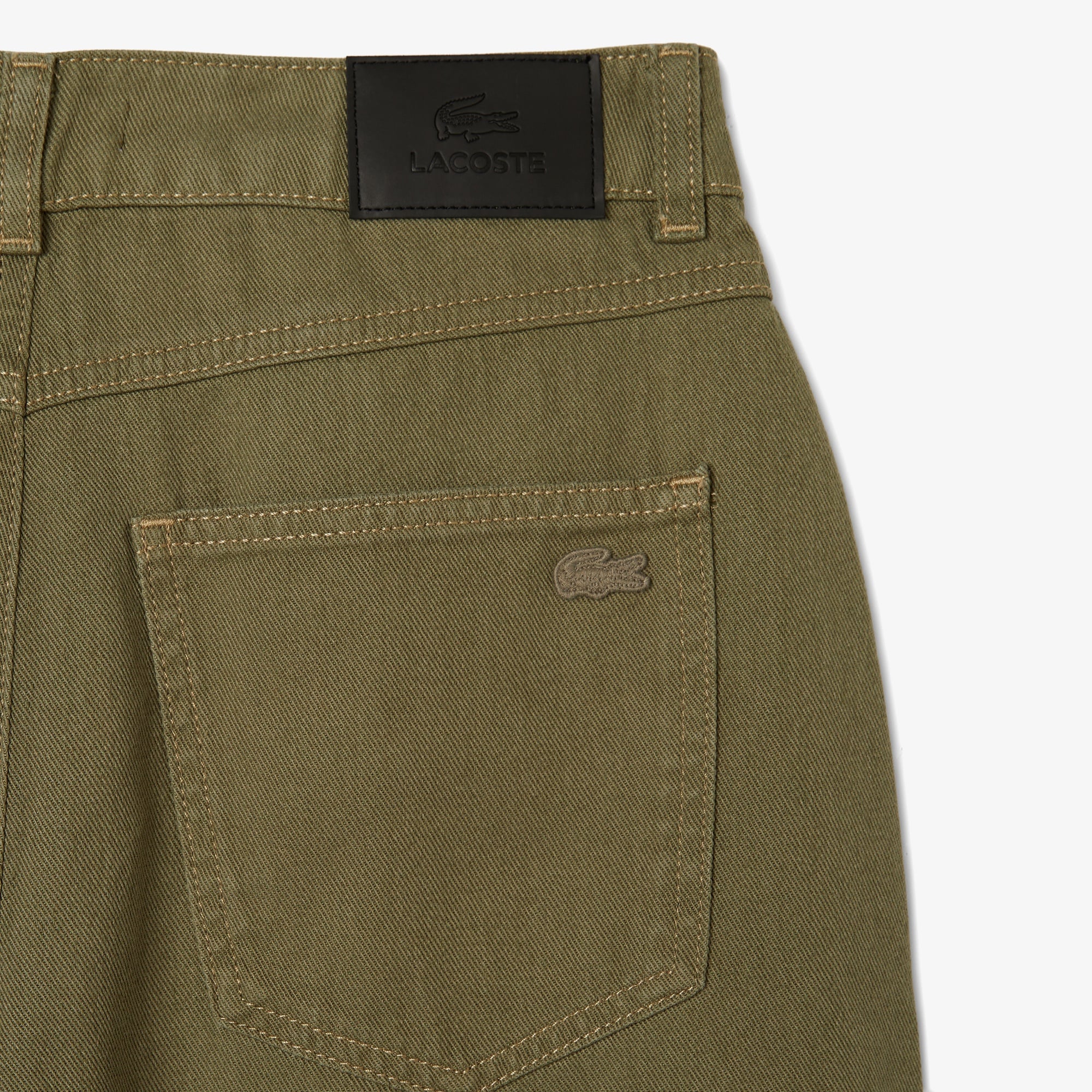 Kadın Regular Fit Haki Jean Pantolon
