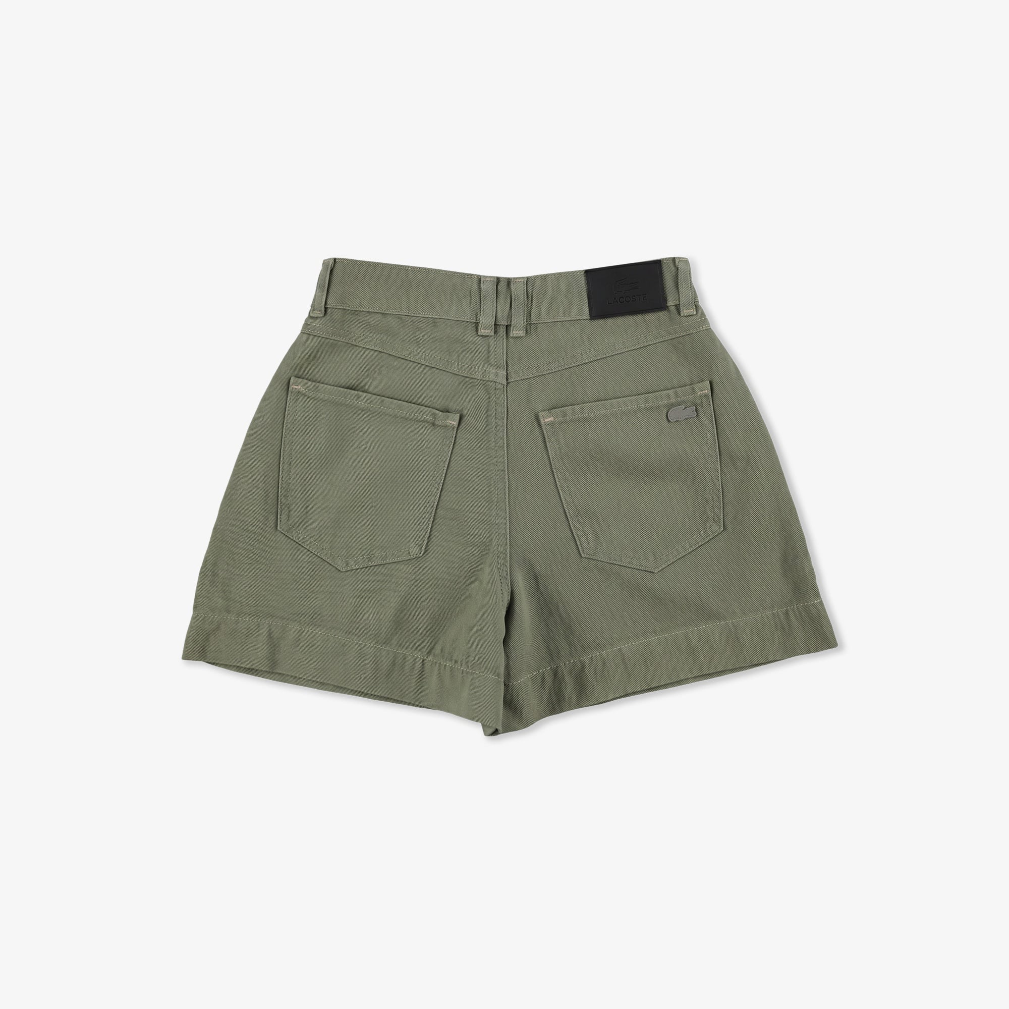 Kadın Slim Fit Haki Bermuda