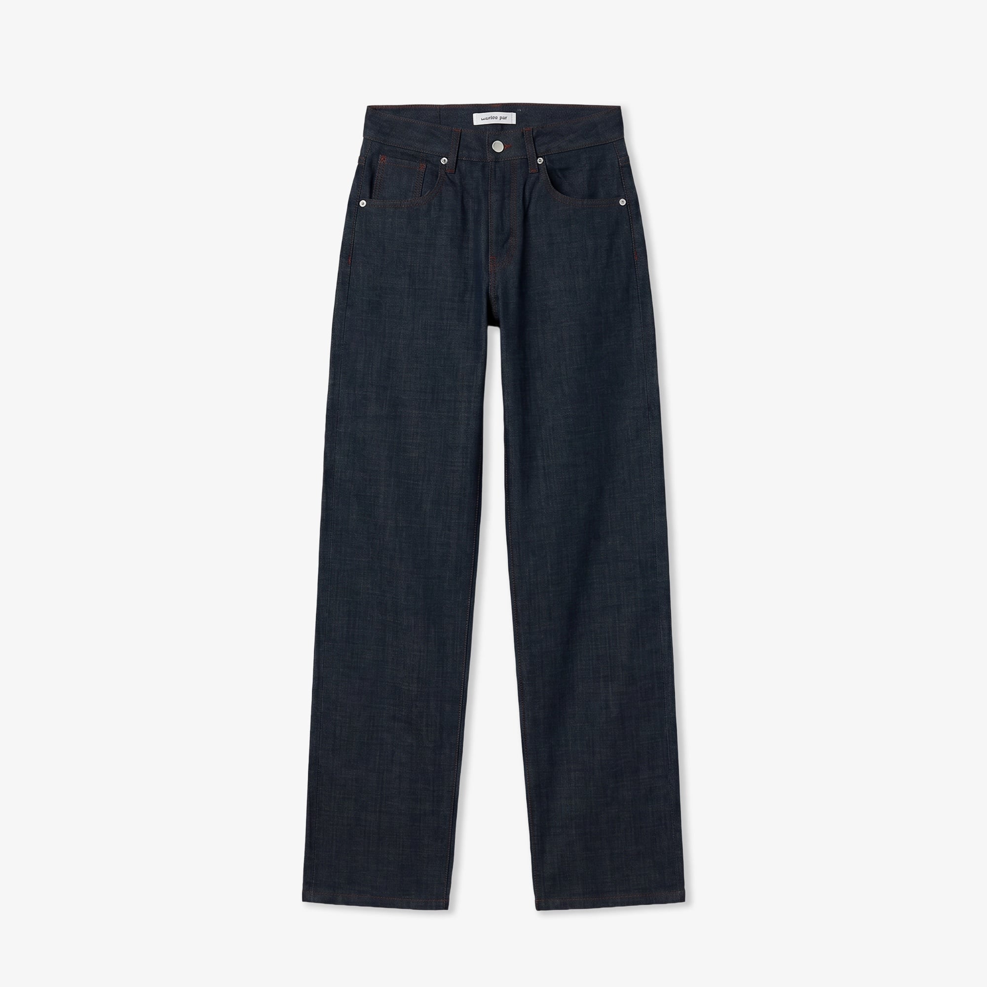 Kadın Regular Fit Koyu Mavi Jean Pantolon