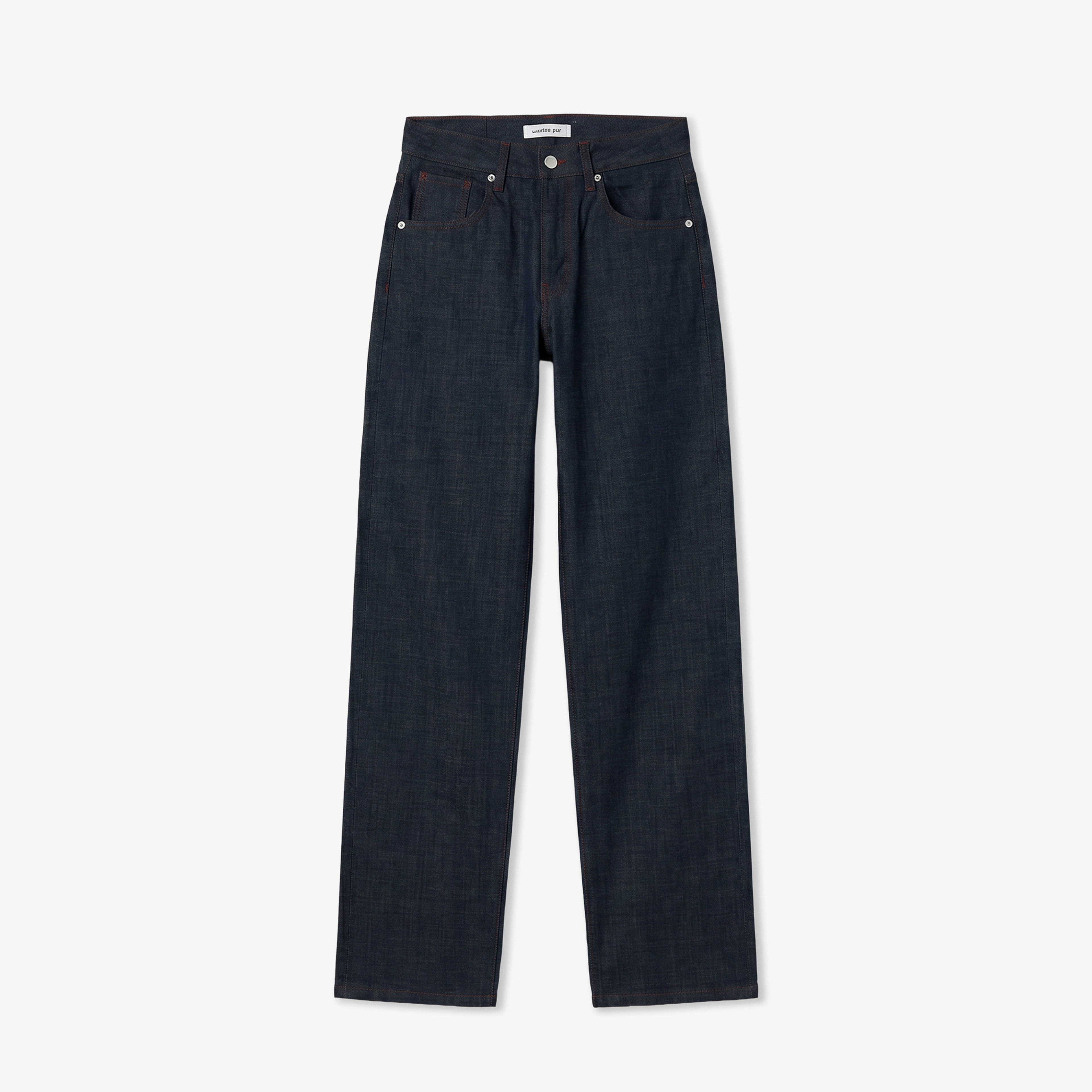 Kadın Regular Fit Koyu Mavi Jean Pantolon
