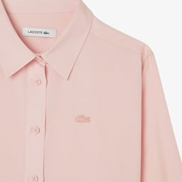Kadın Slim Fit Açık Pembe Gömlek Pembe