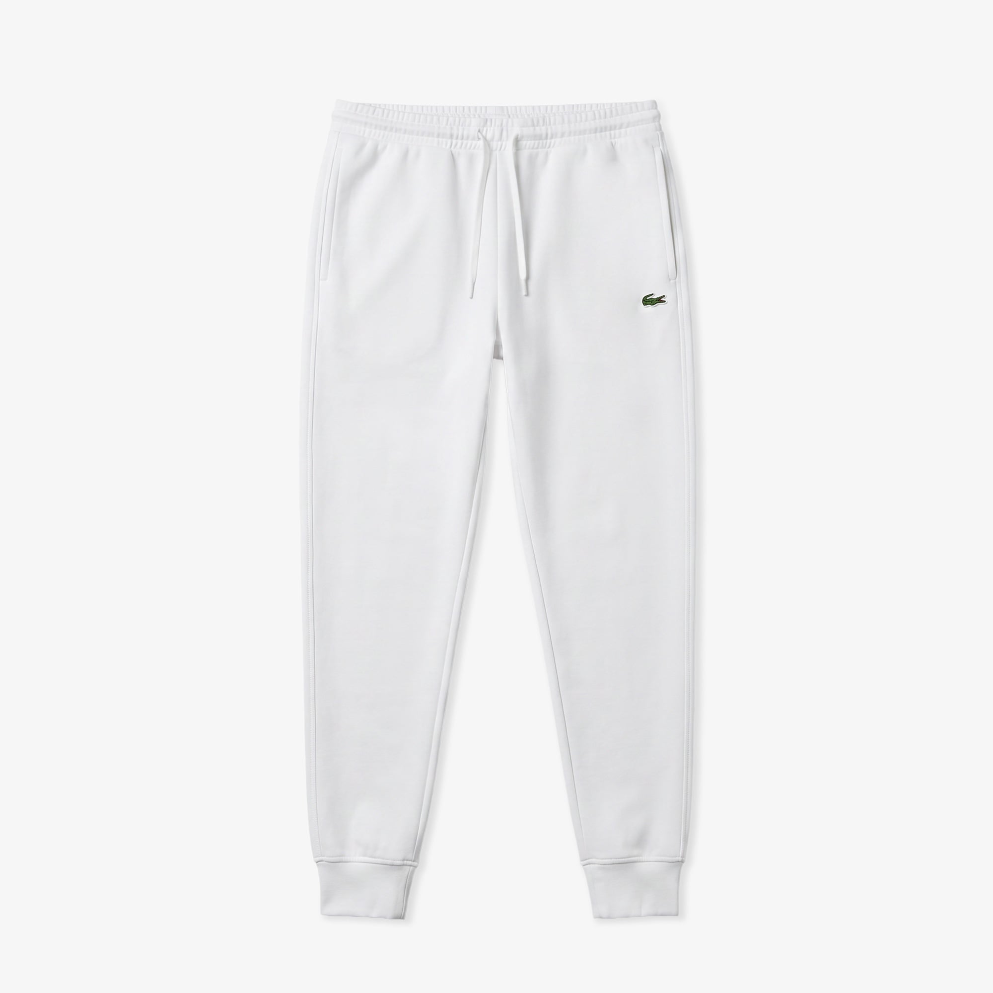Erkek Slim Fit Beyaz Eşofman Altı
