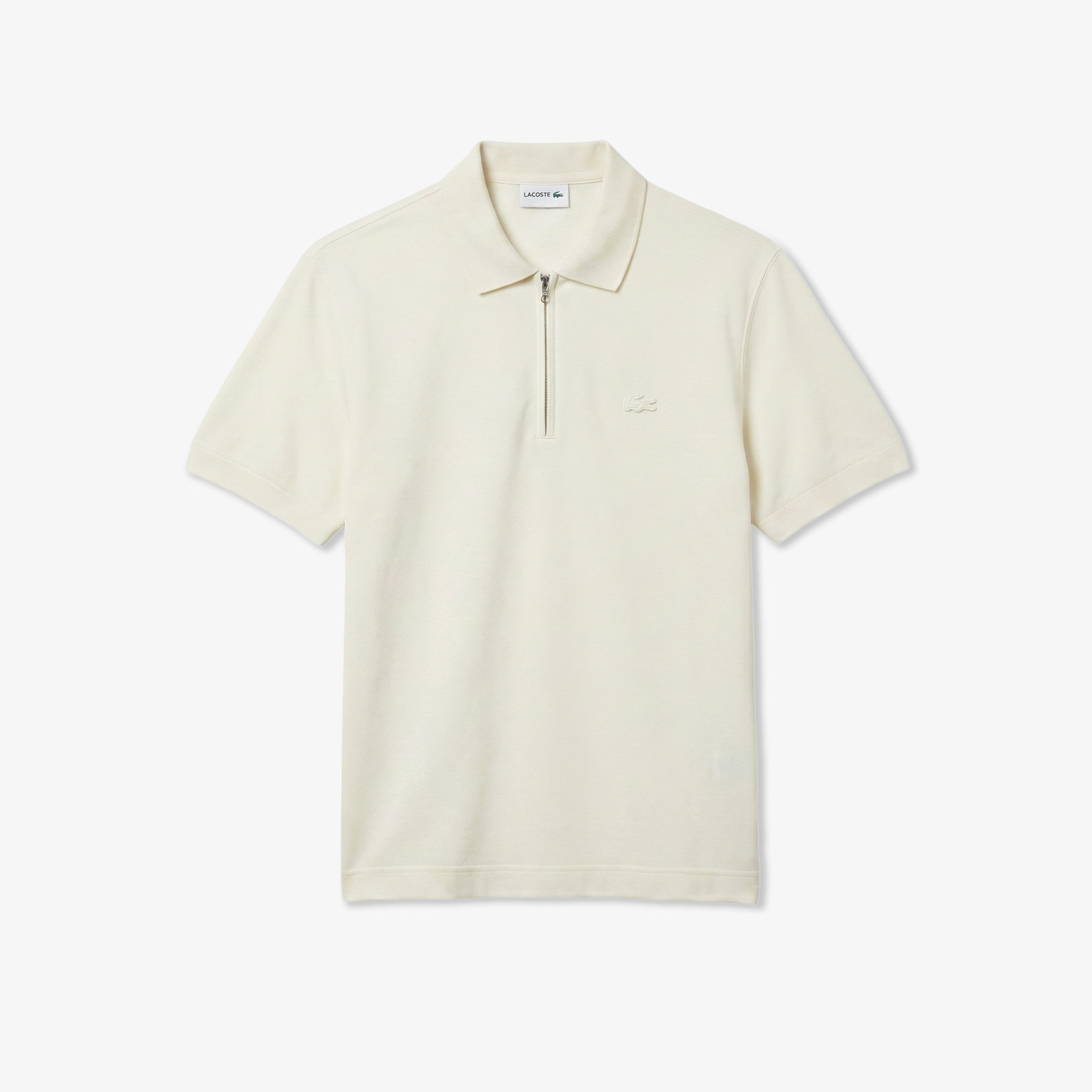 Erkek Classic Fit Kısa Kollu Polo Yaka Krem Triko Erkek Classic Fit Kısa Kollu Polo Yaka Krem Triko