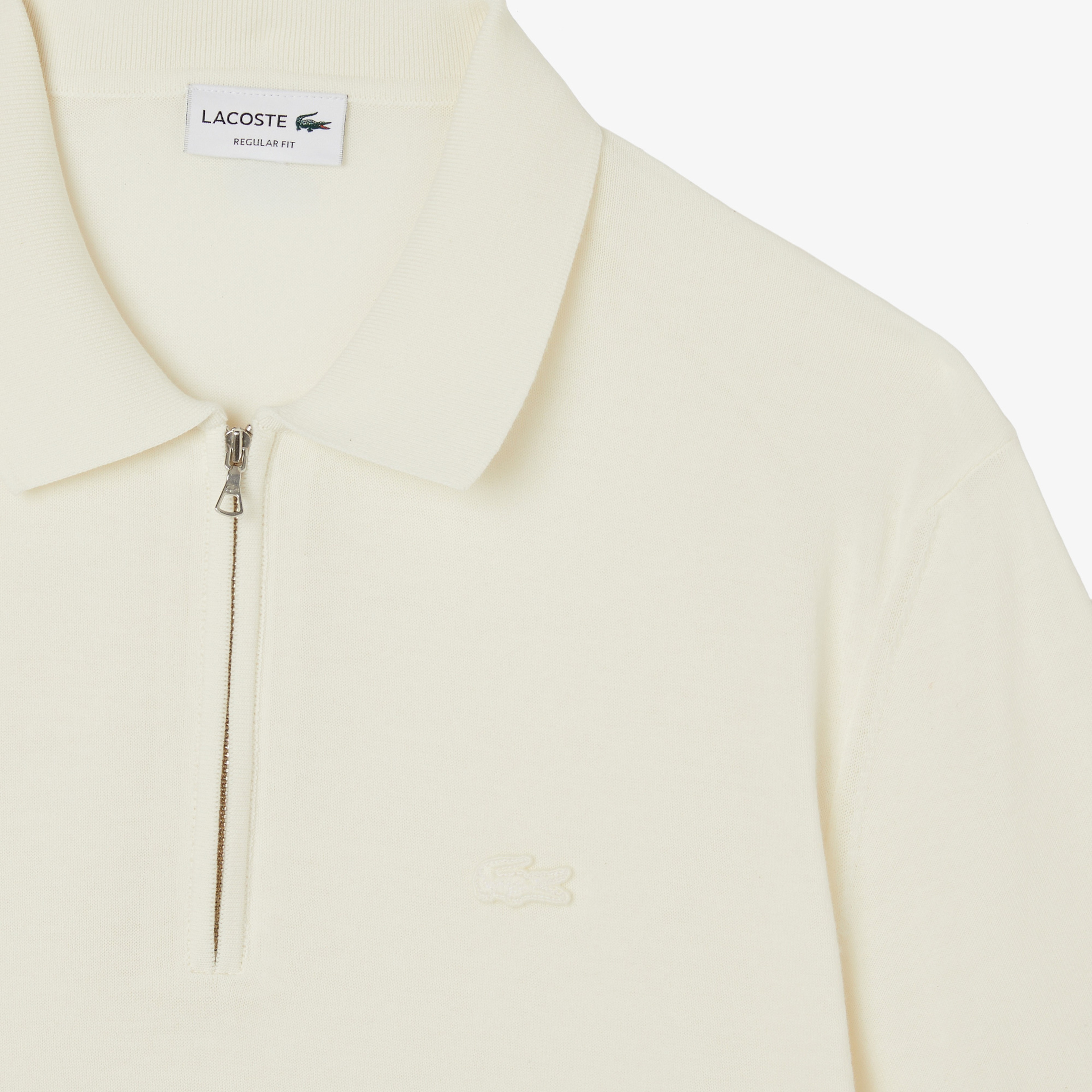 Erkek Classic Fit Kısa Kollu Polo Yaka Krem Triko Erkek Classic Fit Kısa Kollu Polo Yaka Krem Triko