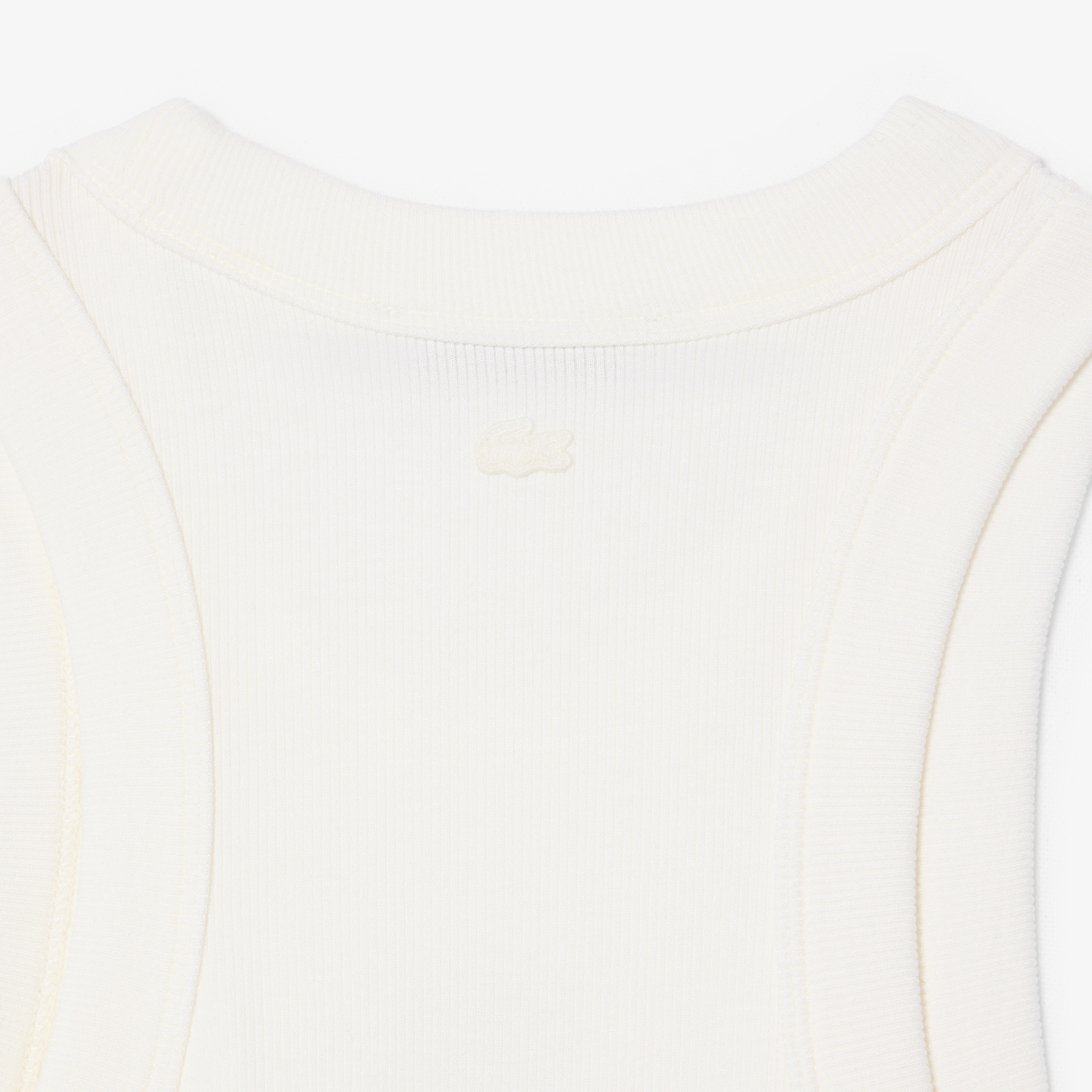 Kadın Slim Fit Kolsuz Bisiklet Yaka Baskılı Beyaz T-Shirt Kadın Slim Fit Kolsuz Bisiklet Yaka Baskılı Beyaz T-Shirt