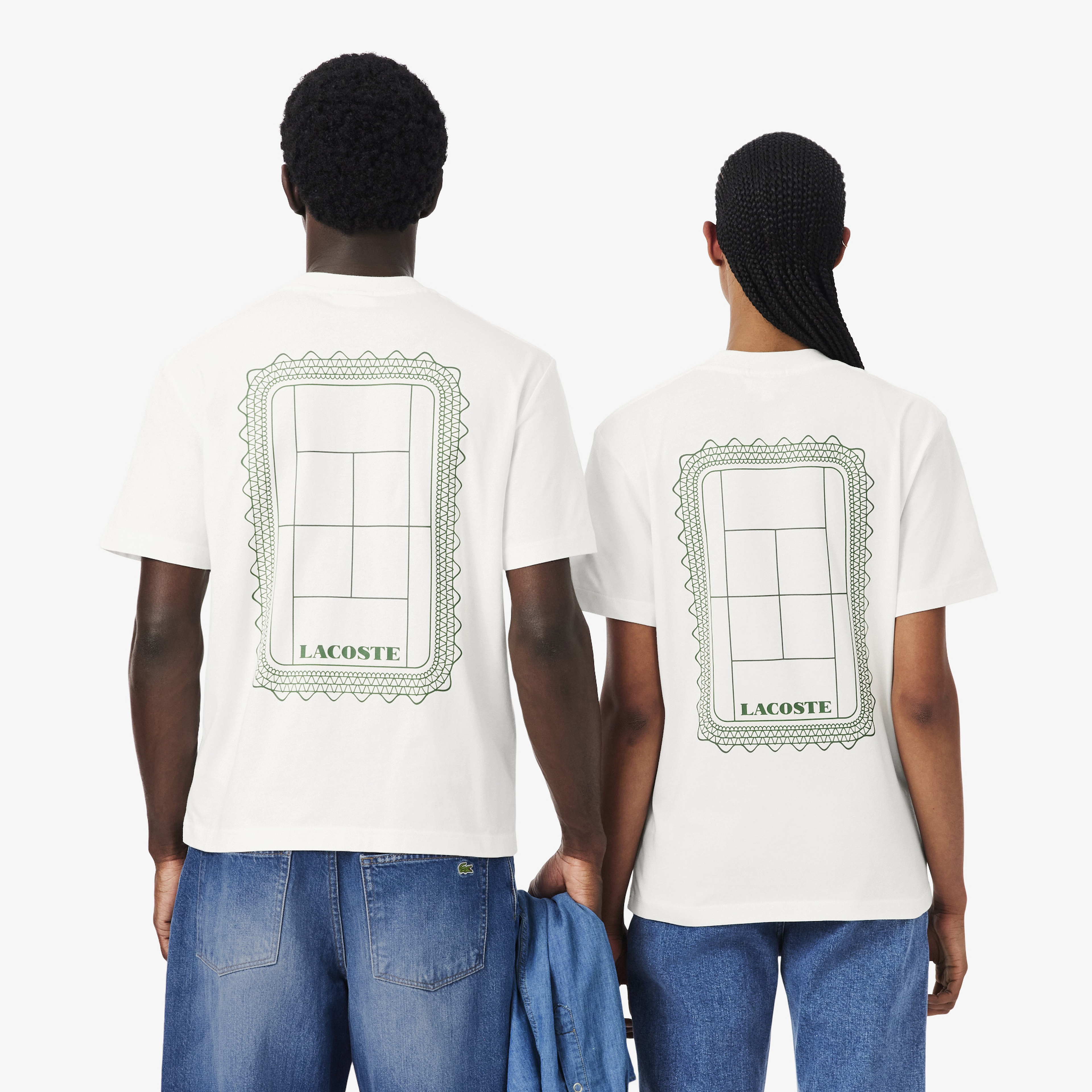 Unisex Classic Fit Bisiklet Yaka Baskılı Beyaz T-Shirt Unisex Classic Fit Bisiklet Yaka Baskılı Beyaz T-Shirt