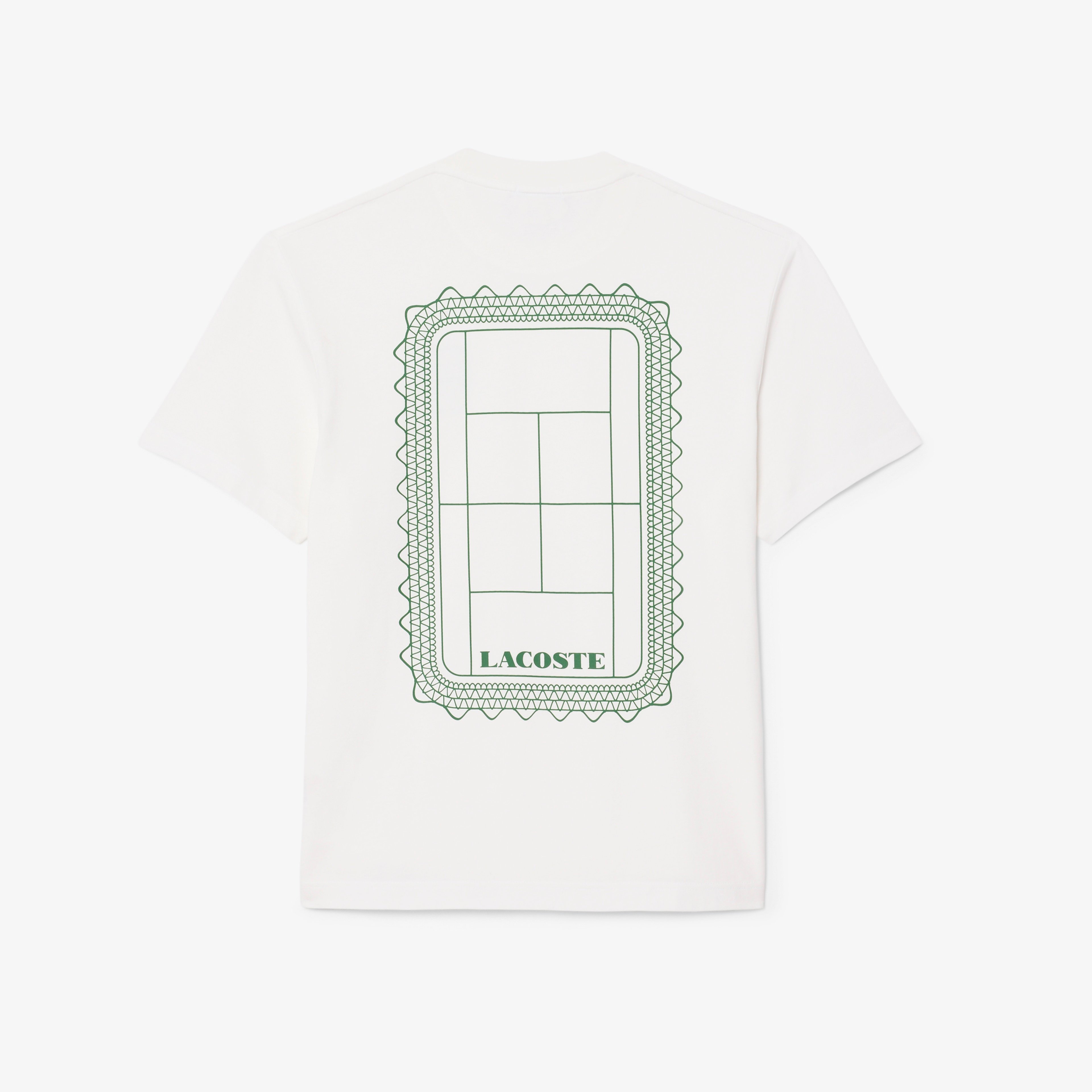 Unisex Classic Fit Bisiklet Yaka Baskılı Beyaz T-Shirt Unisex Classic Fit Bisiklet Yaka Baskılı Beyaz T-Shirt