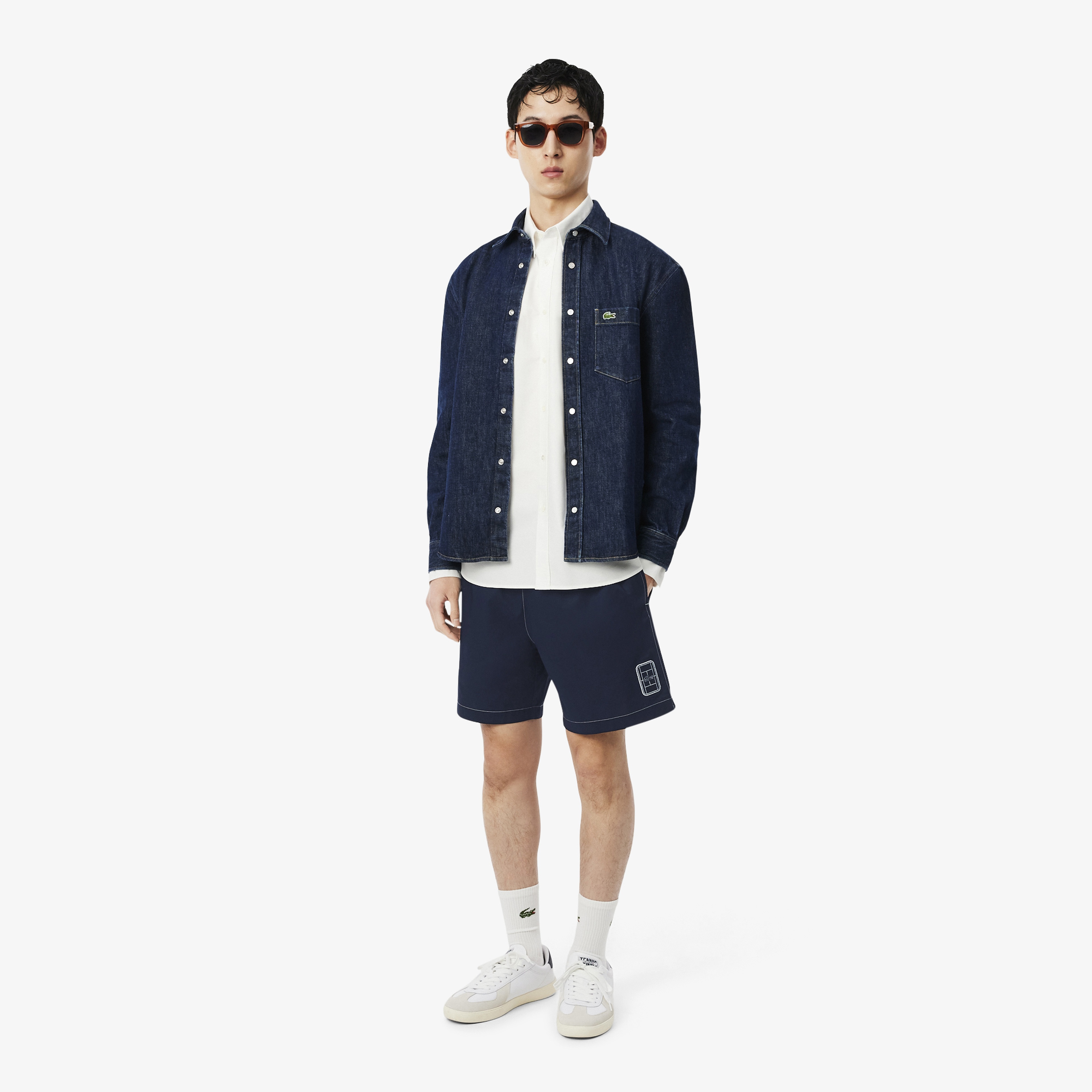 Erkek Relaxed Fit Lacivert Şort Erkek Relaxed Fit Lacivert Şort