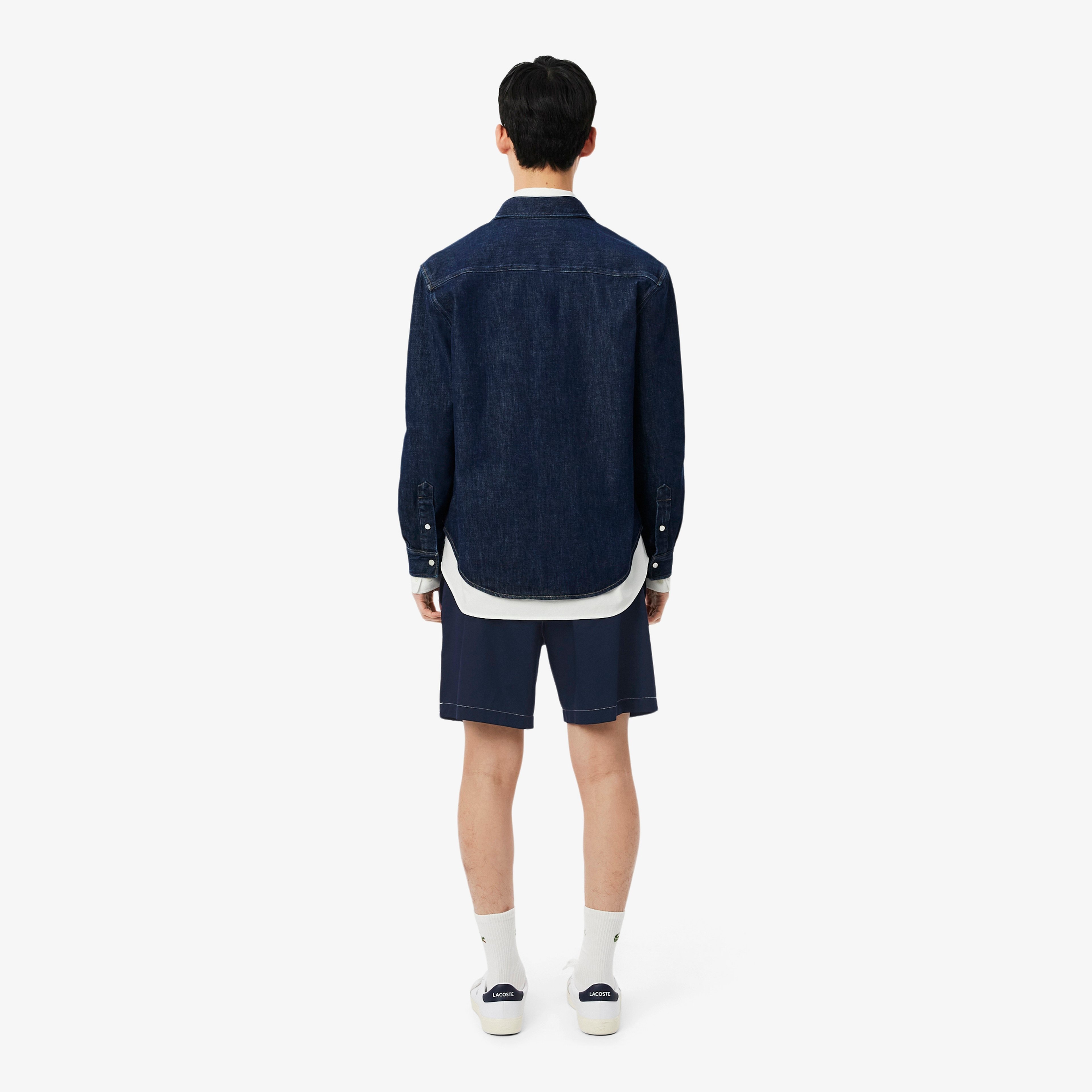 Erkek Relaxed Fit Lacivert Şort Erkek Relaxed Fit Lacivert Şort