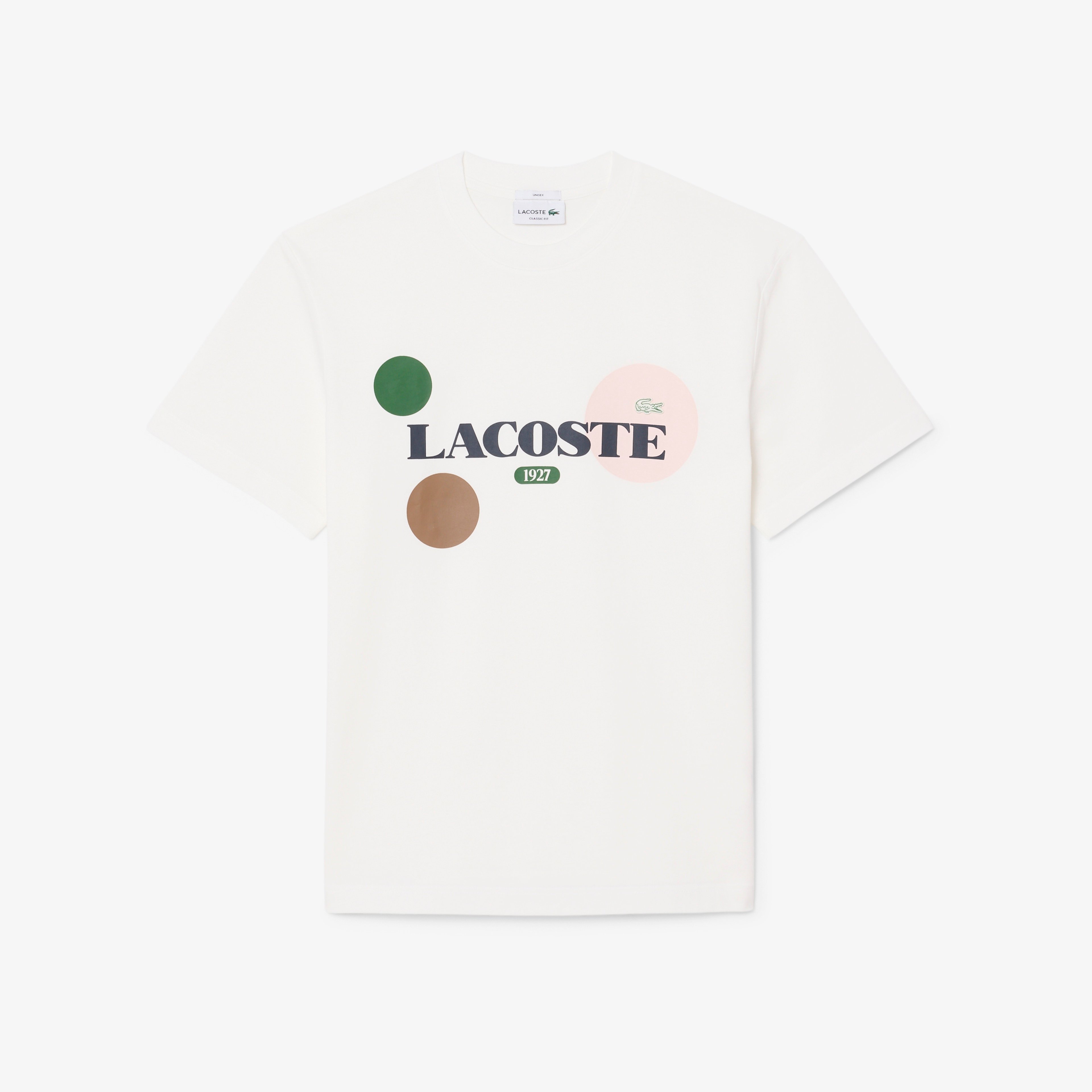 Unisex Classic Fit Bisiklet Yaka Baskılı Beyaz T-Shirt Unisex Classic Fit Bisiklet Yaka Baskılı Beyaz T-Shirt