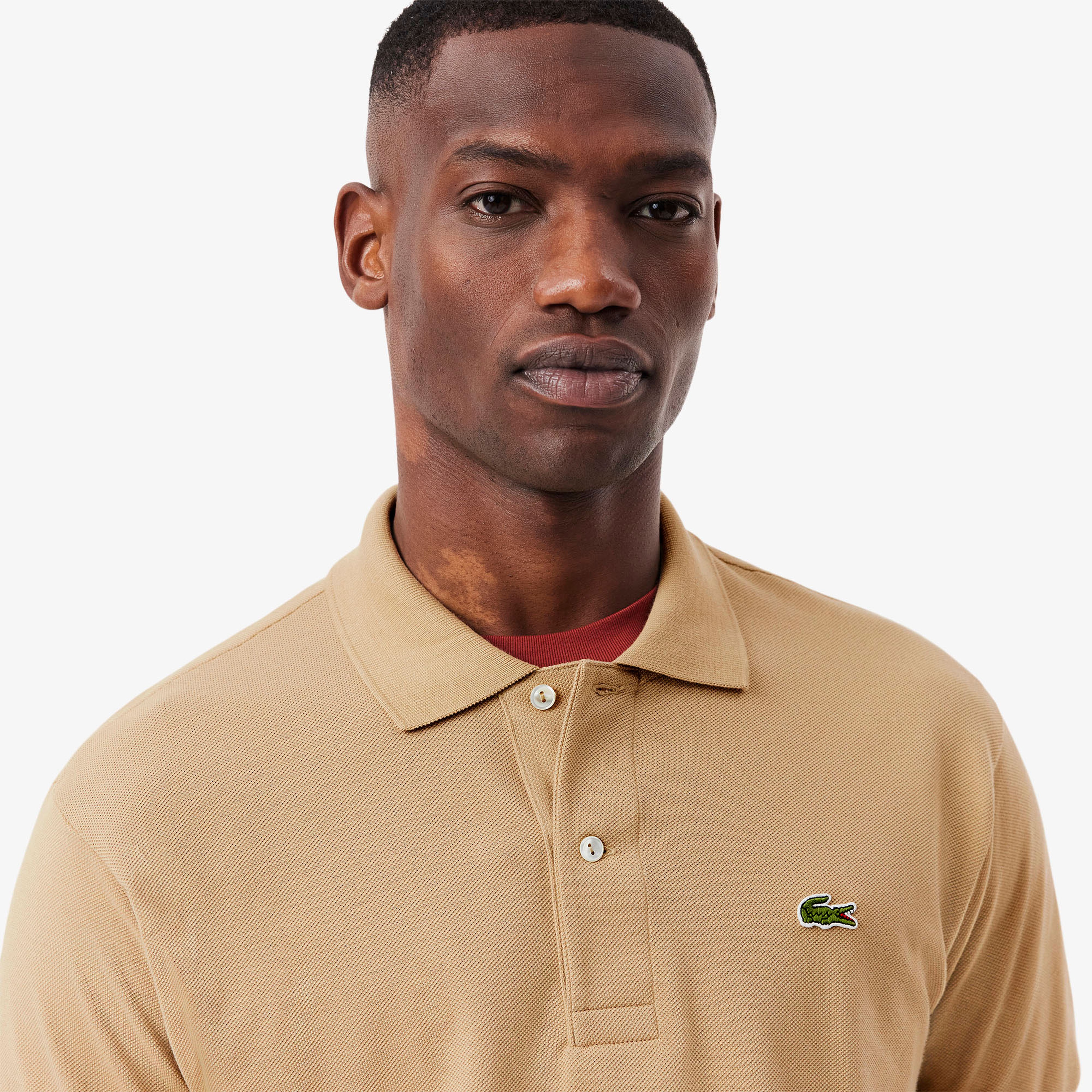 L.12.12 Erkek Classic Fit Açık Kahverengi Polo L.12.12 Erkek Classic Fit Açık Kahverengi Polo